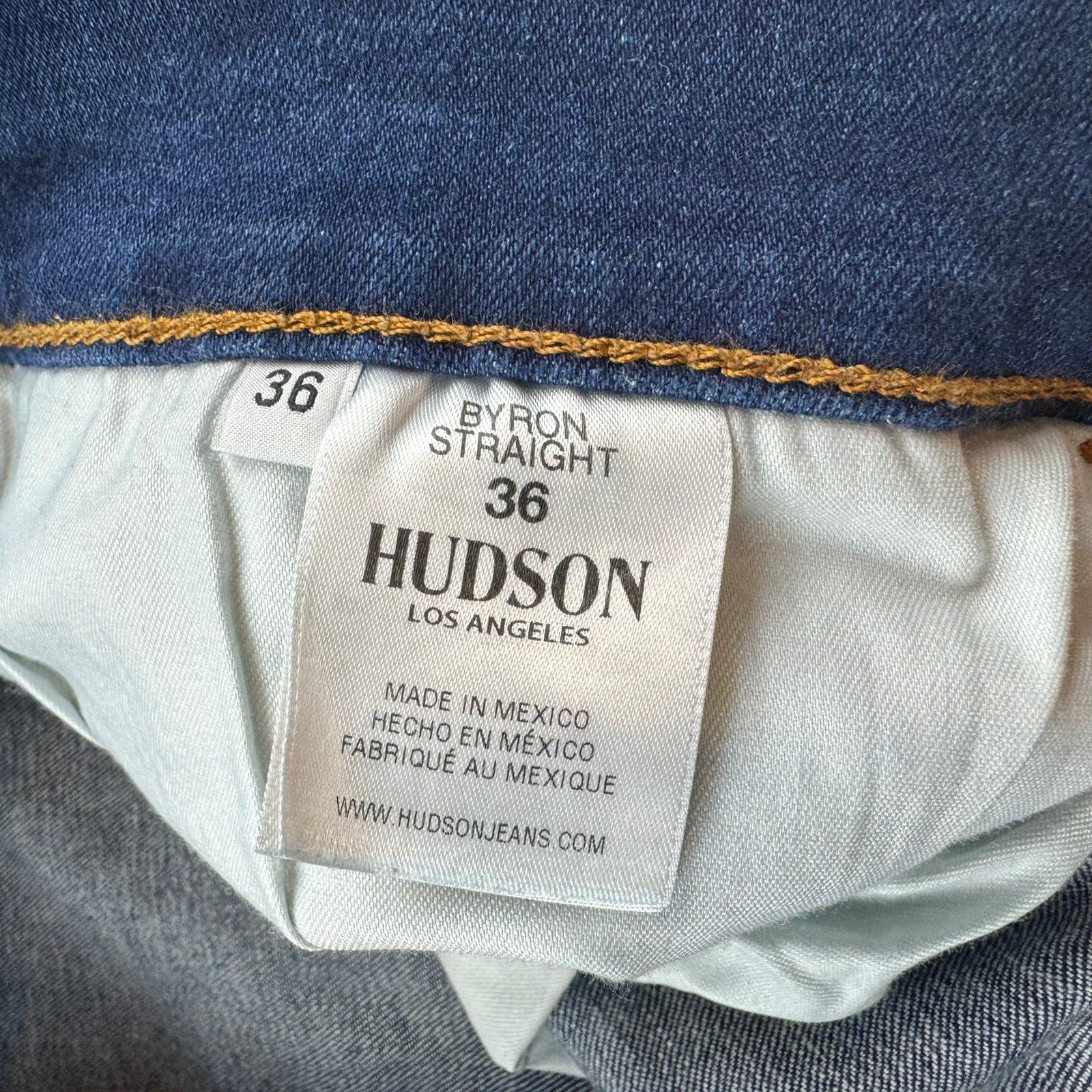 Hudson Byron Straight Jeans - Size 36 - Great Condition