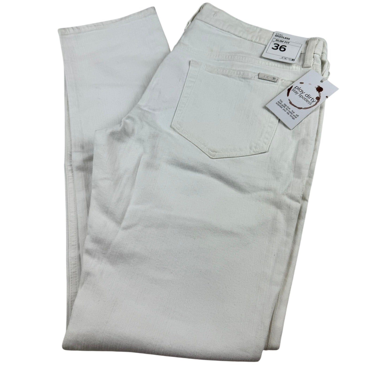Joe's Jeans - Men's White Spotless Denim - 36x33 - NWT