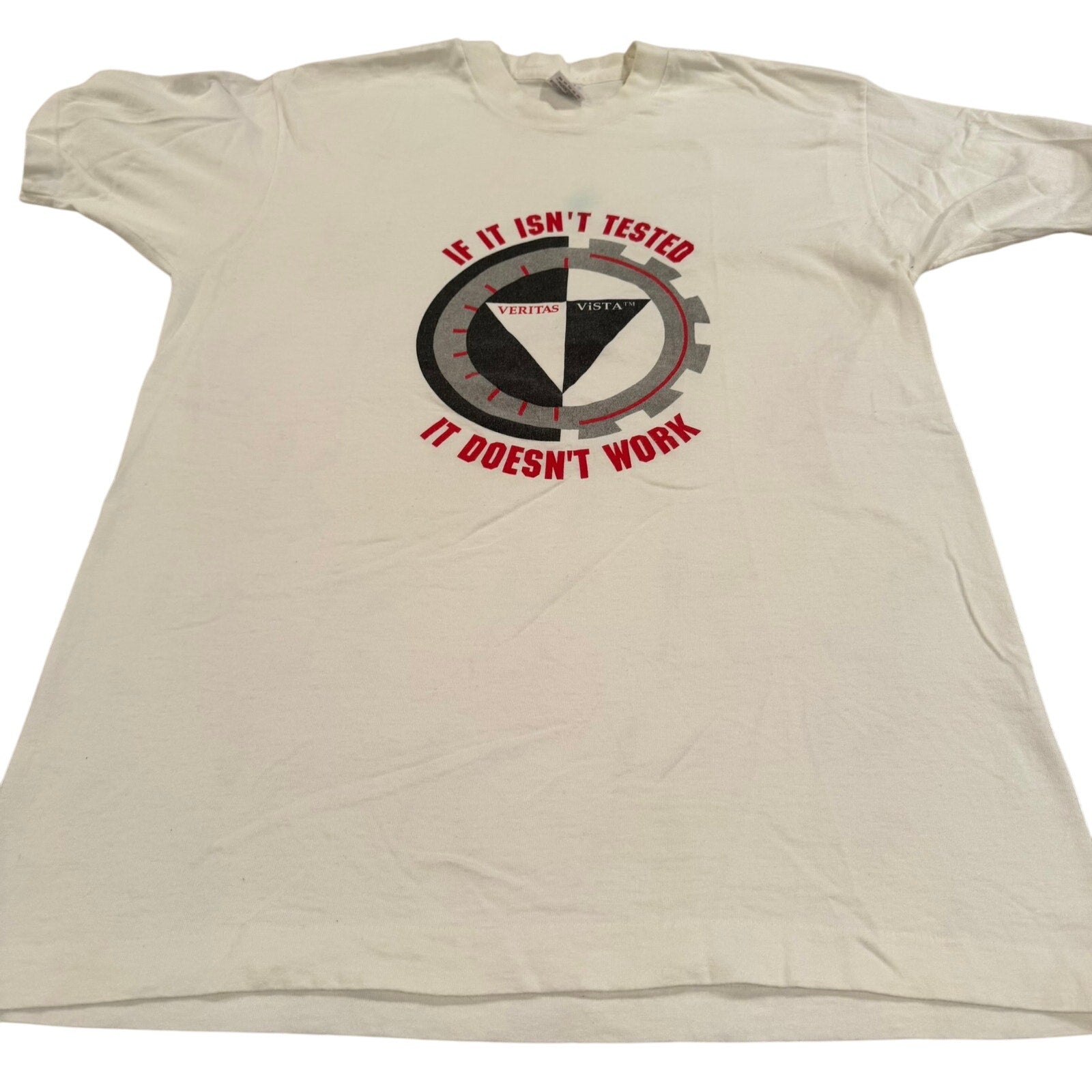 Vintage Veritas Vista T-Shirt - Size Large - Good Condition