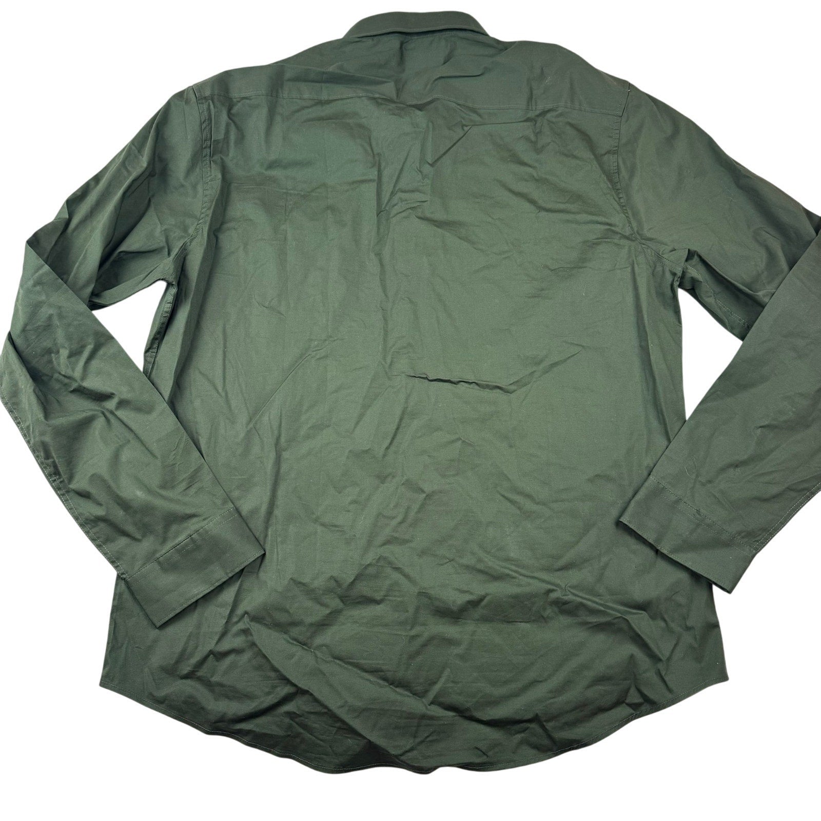 7 Diamonds Men's Green Button Down Shirt - Size XXL