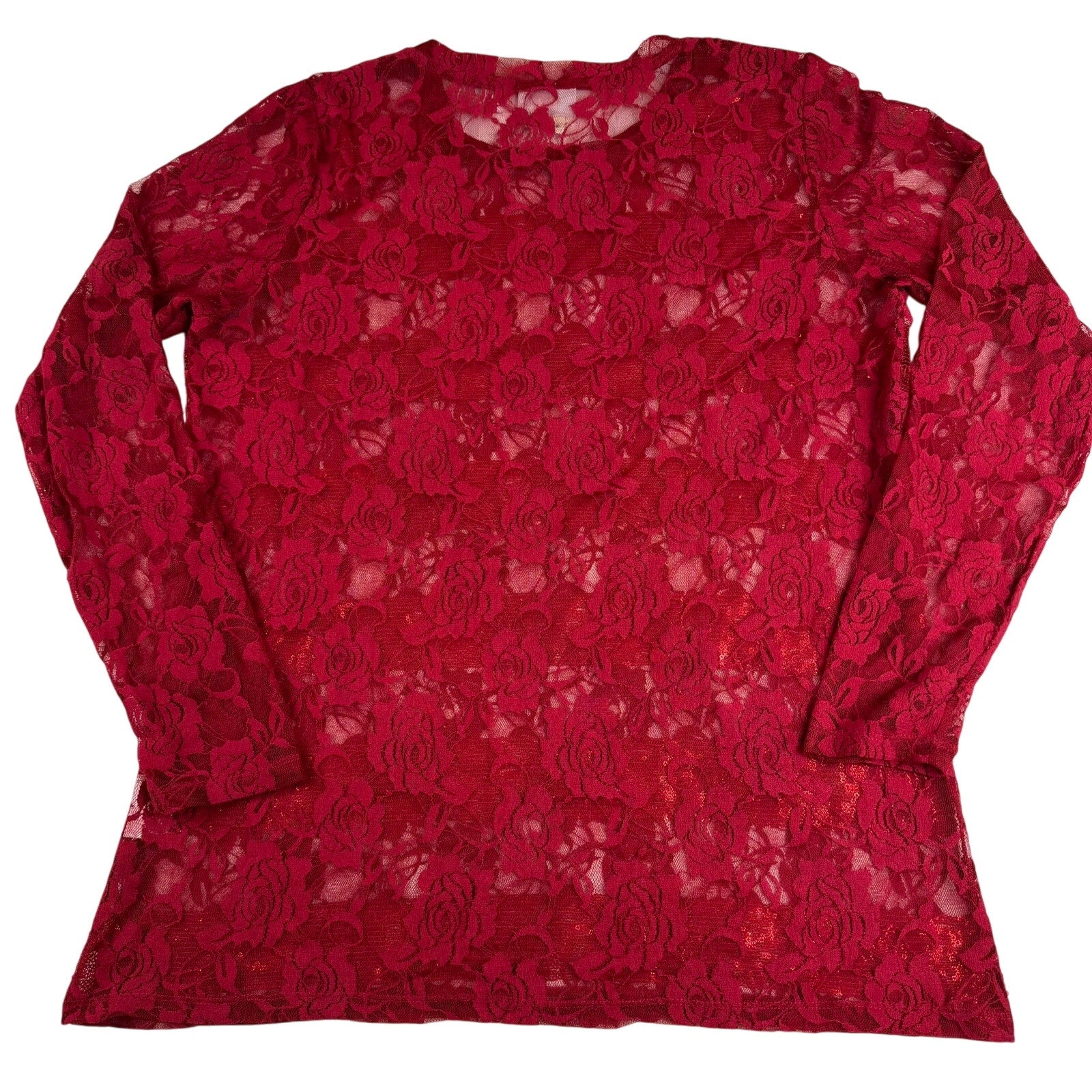 Ariat Sheer Lace Western Shirt - Women's Size XL