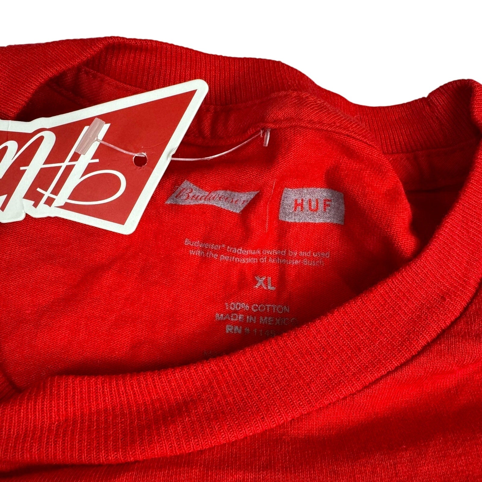 Budweiser x Huf T Shirt - Size XL