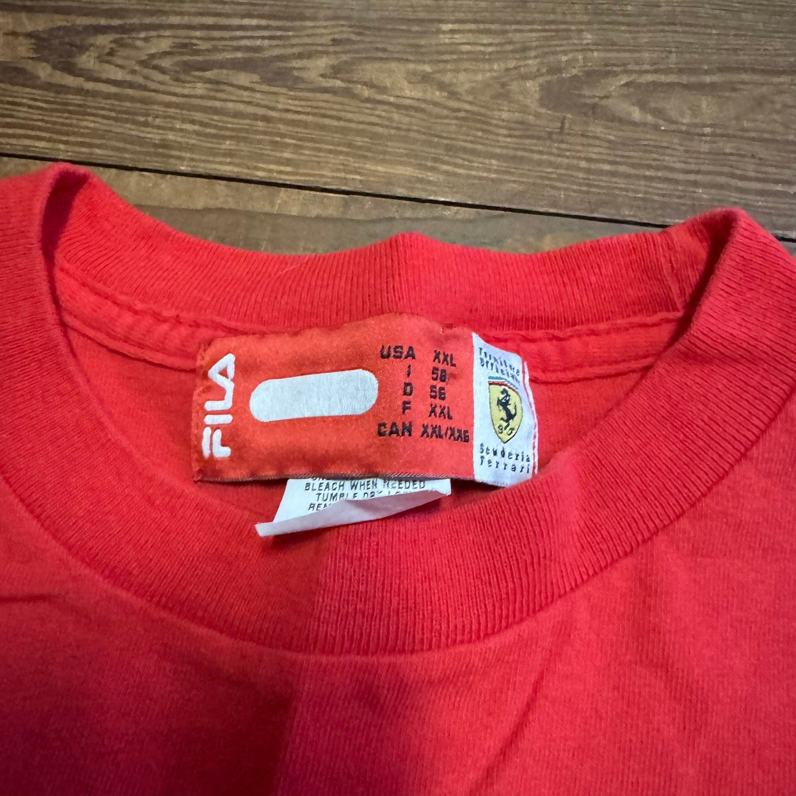 Vintage Fila Ferrari T Shirt
