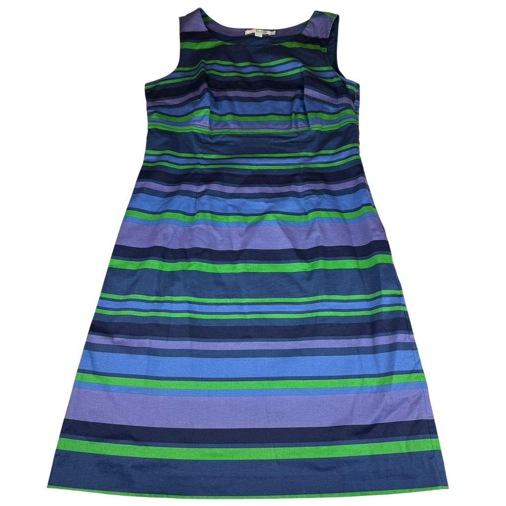 Boden Striped Dress - Size 10 - Excellent Condition