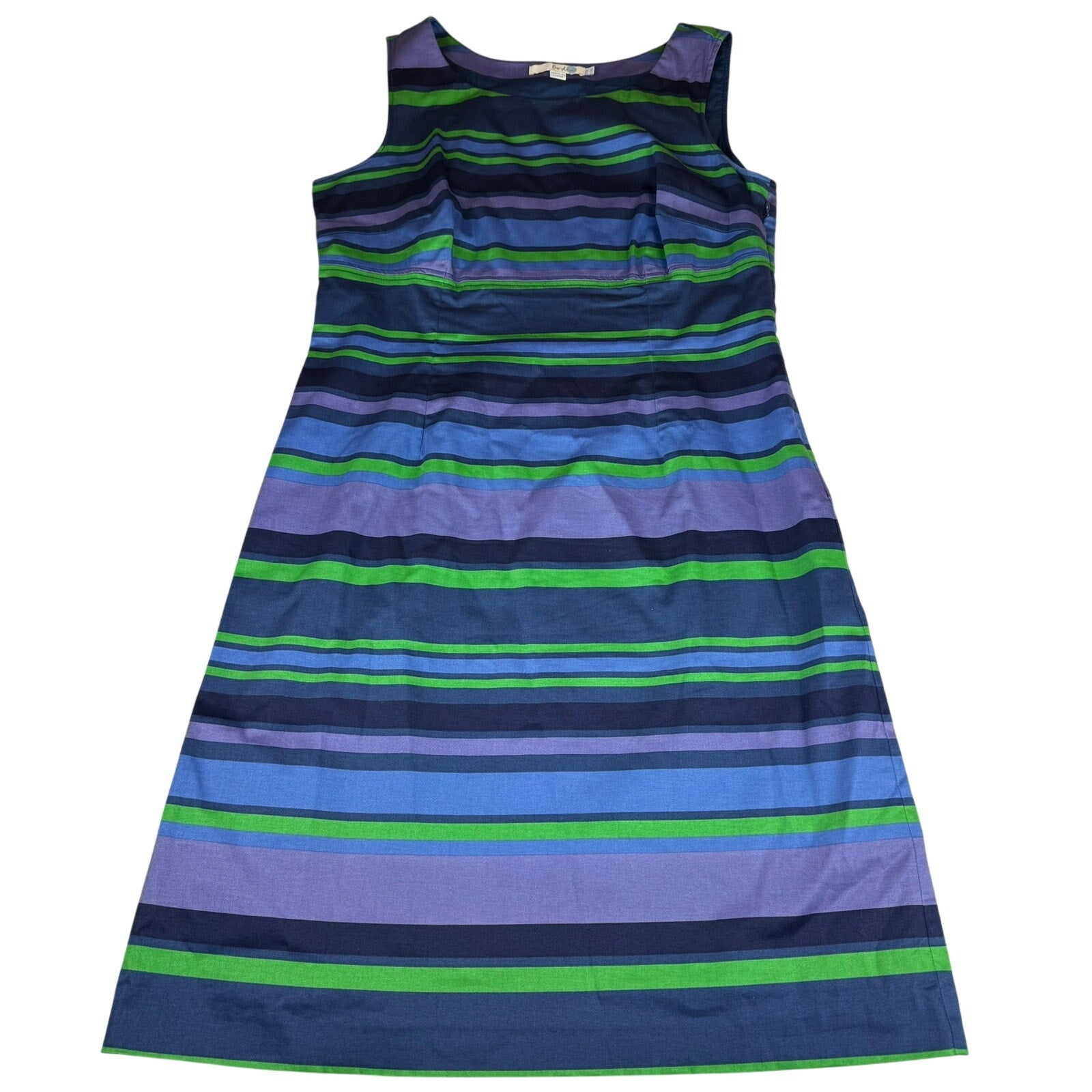 Boden Striped Dress - Size 10 - Excellent Condition