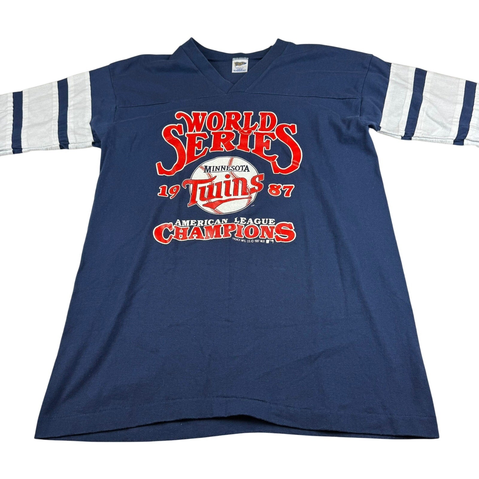 Vintage 1987 Minnesota Twins Champions T-Shirt - Size Large