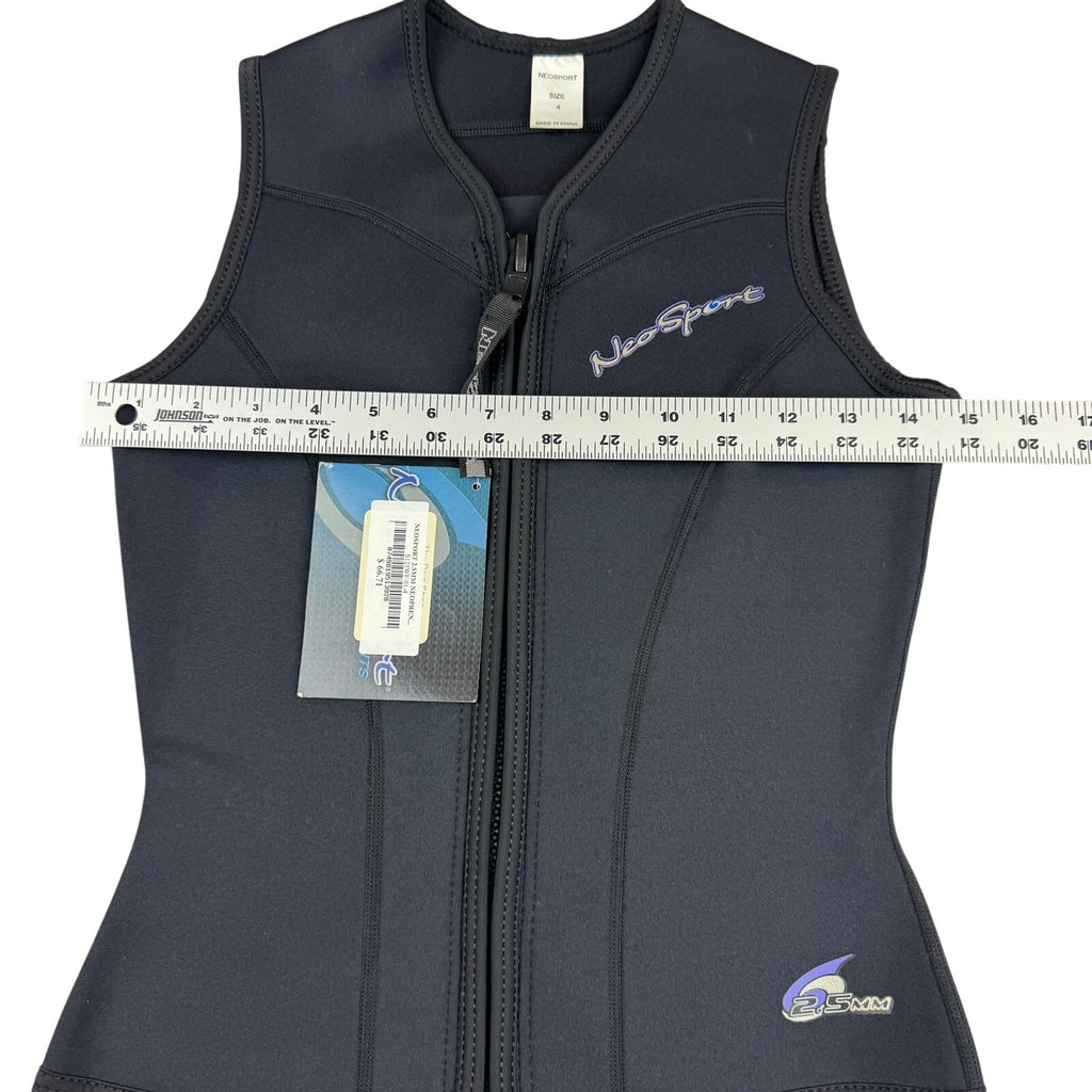 Neosport 2.5 MM Neoprene Wetsuit Vest - Size 4