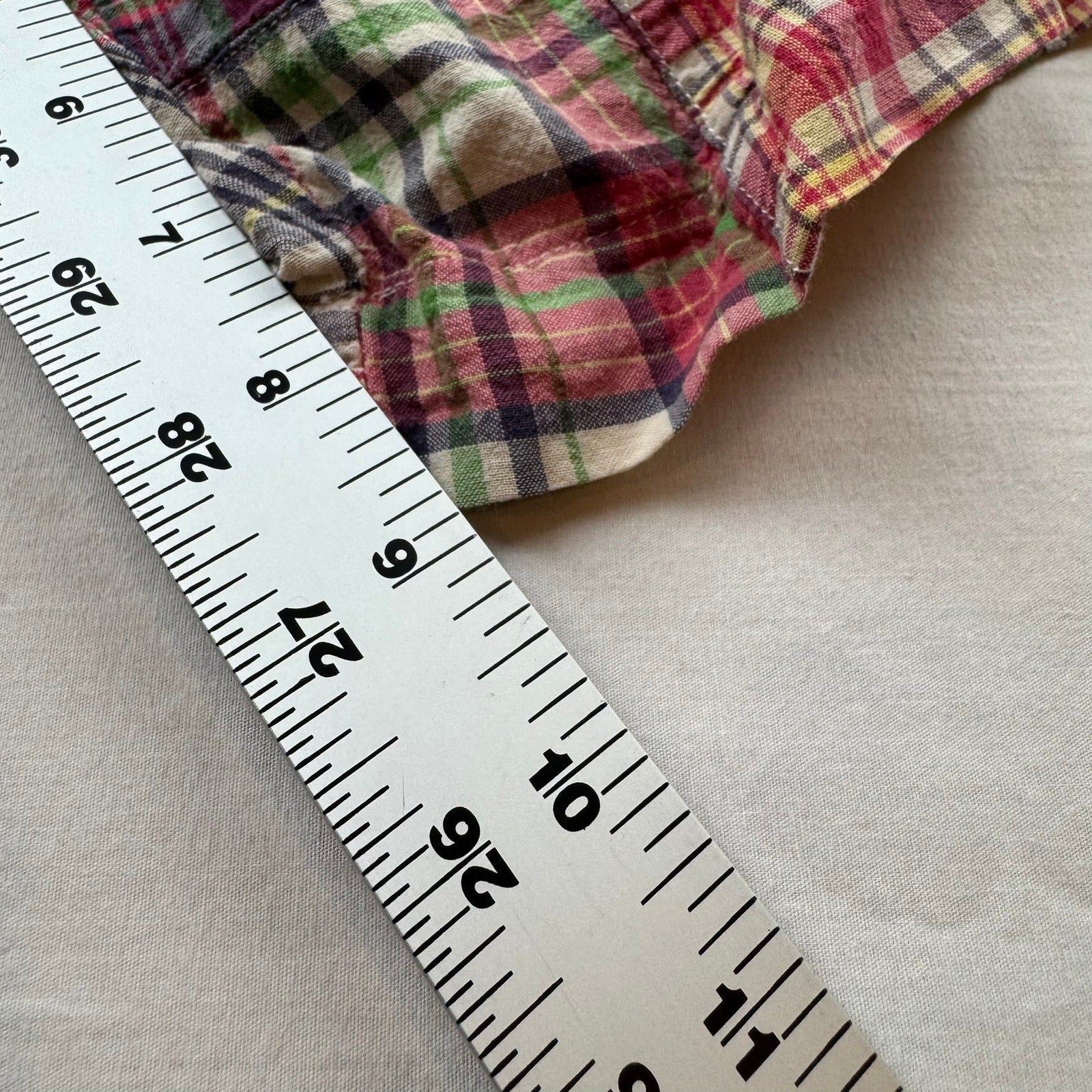 Vintage Polo Ralph Lauren Patchwork Madras Shorts - Size 40