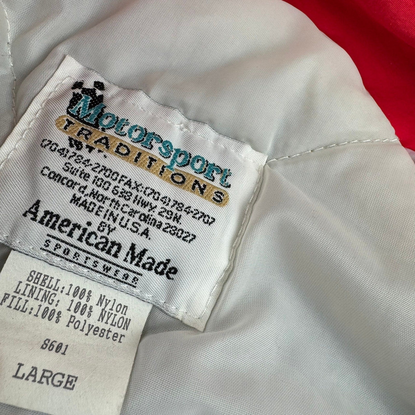 Vintage Jeff Gordon Racing Jacket Size Large - USA Made