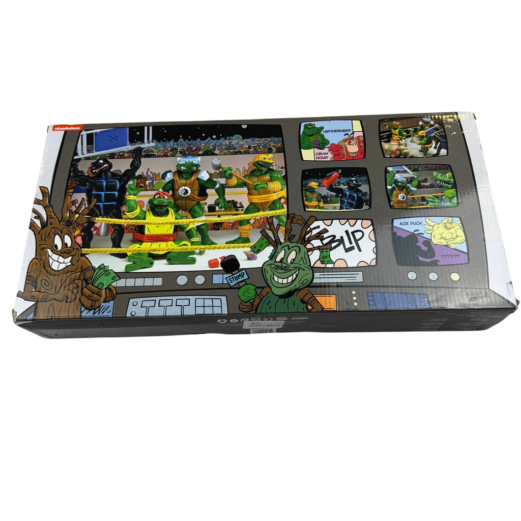 NECA TMNT Stump Wrestling Set - New In Box!