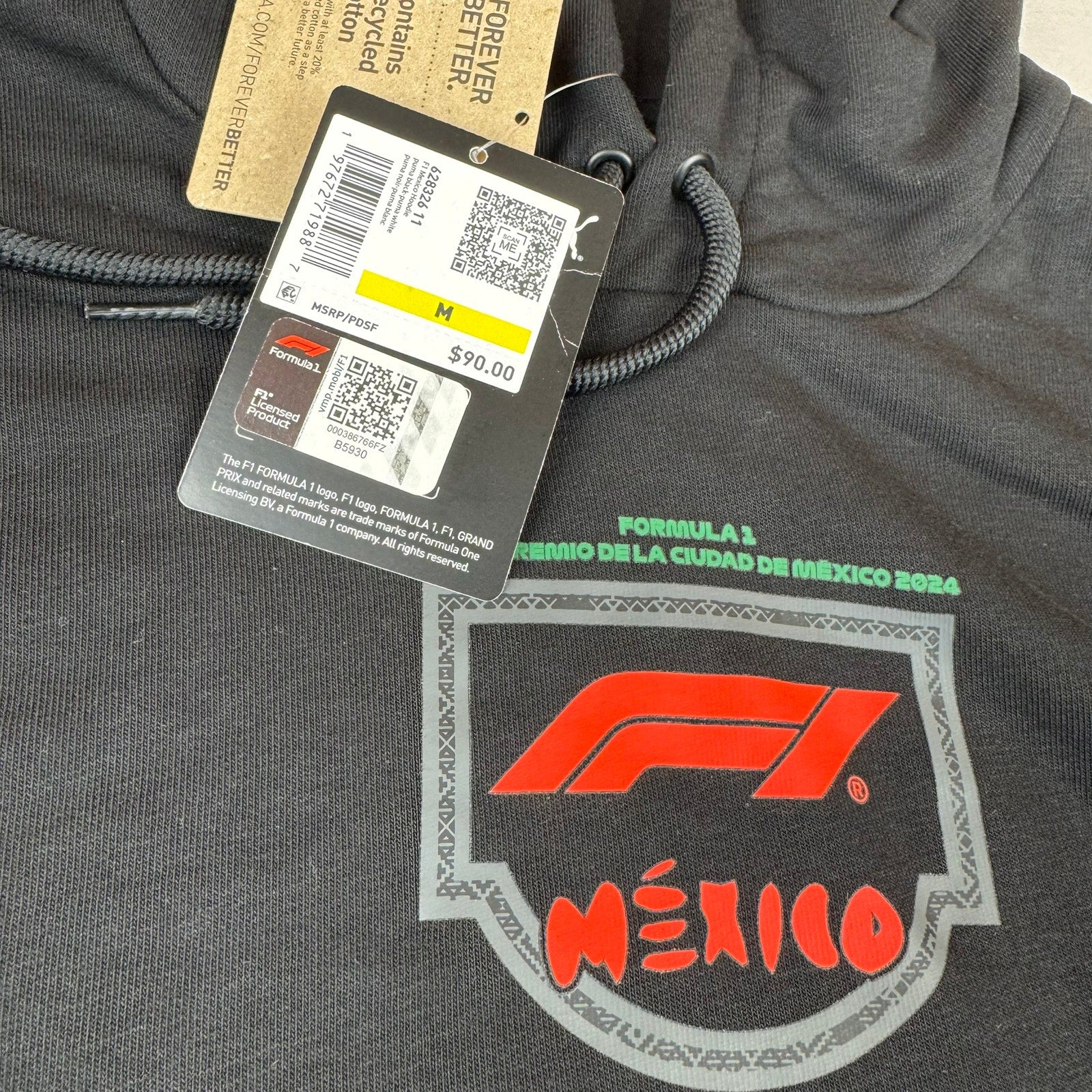 Puma x Formula 1 Mexico Hoodie - Size Medium - NWT