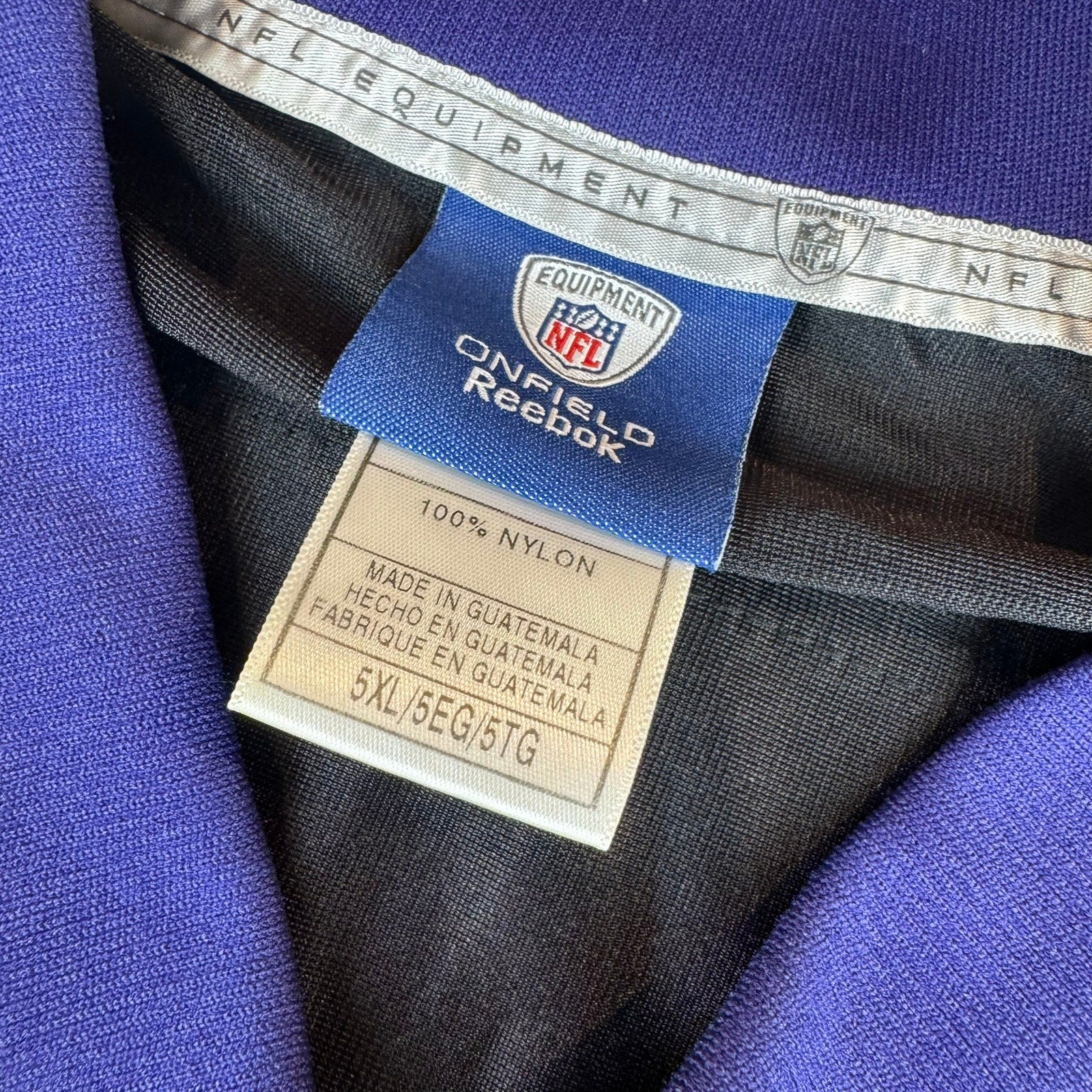 Joe Flacco Baltimore Ravens Reebok Jersey - Size 5XL