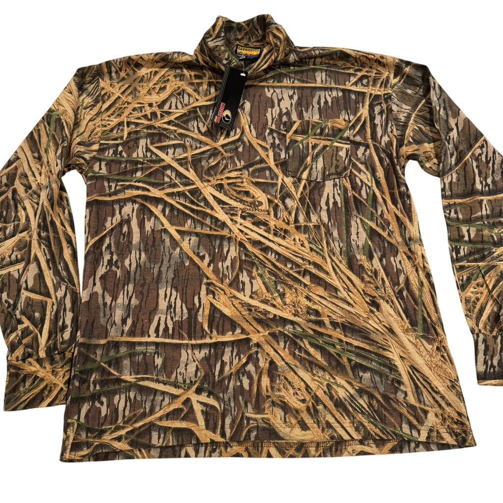 Vintage Sasquatch Mossy Oak Camo Turtleneck - Size XL