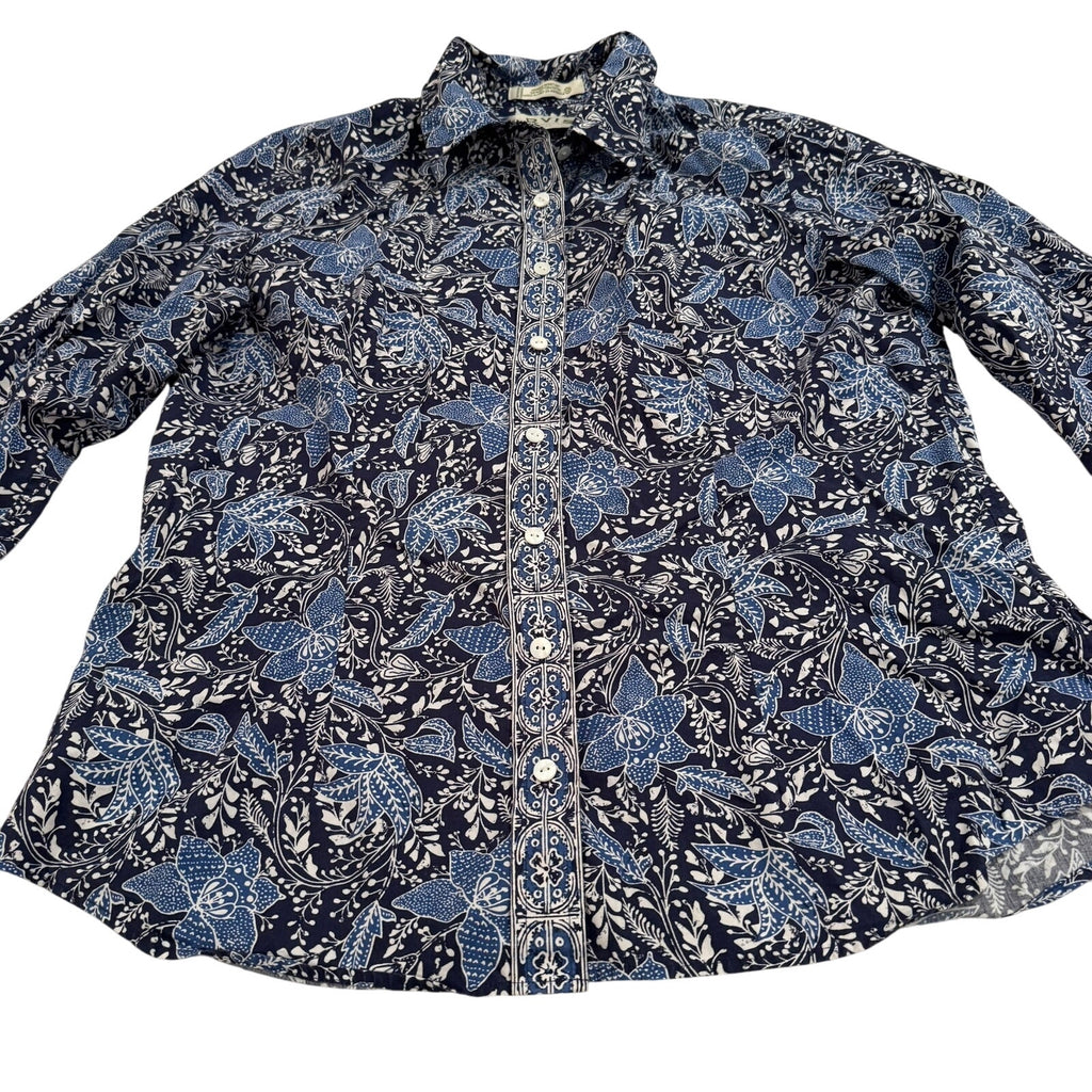 Orvis Button Up Floral Shirt