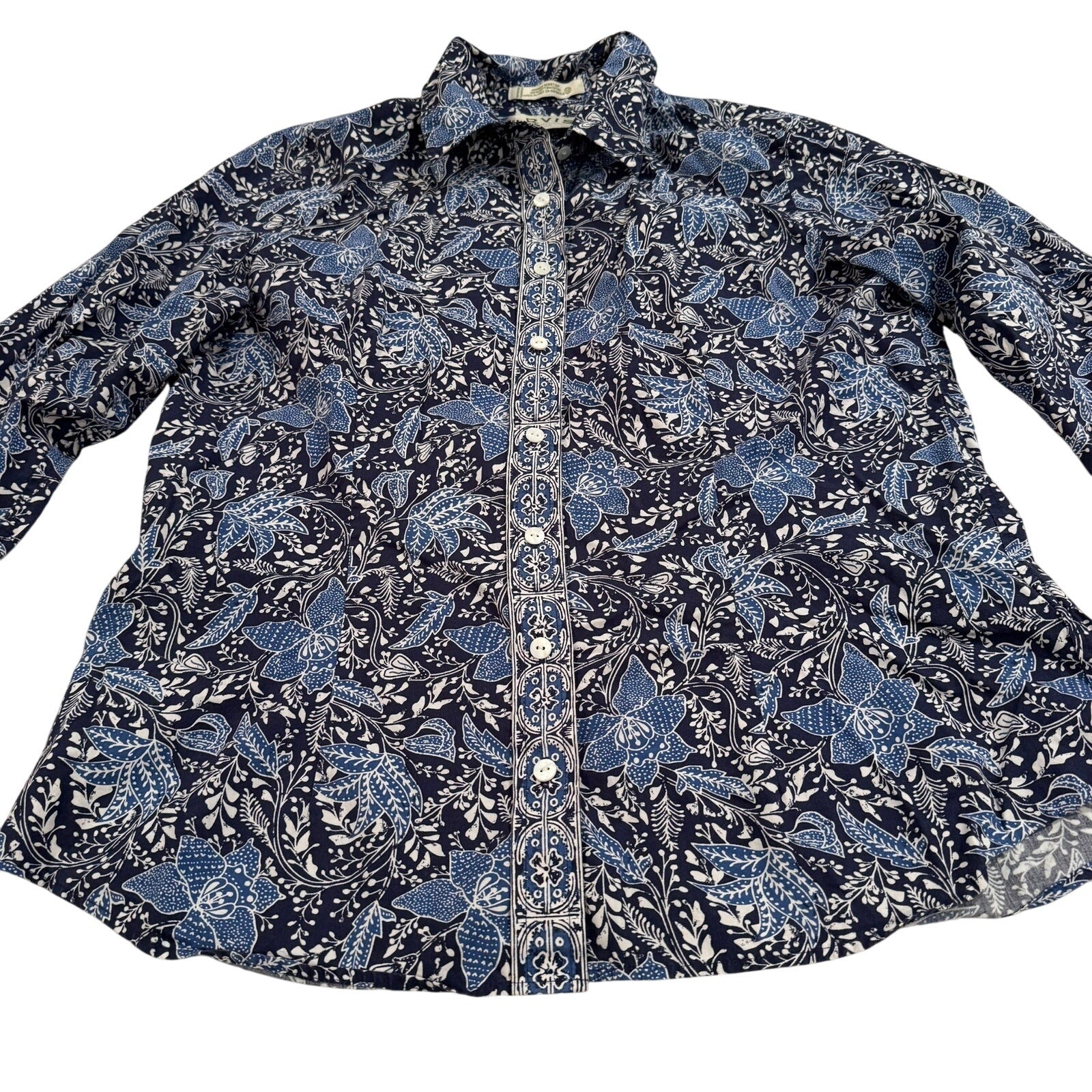 Orvis Button Up Floral Shirt