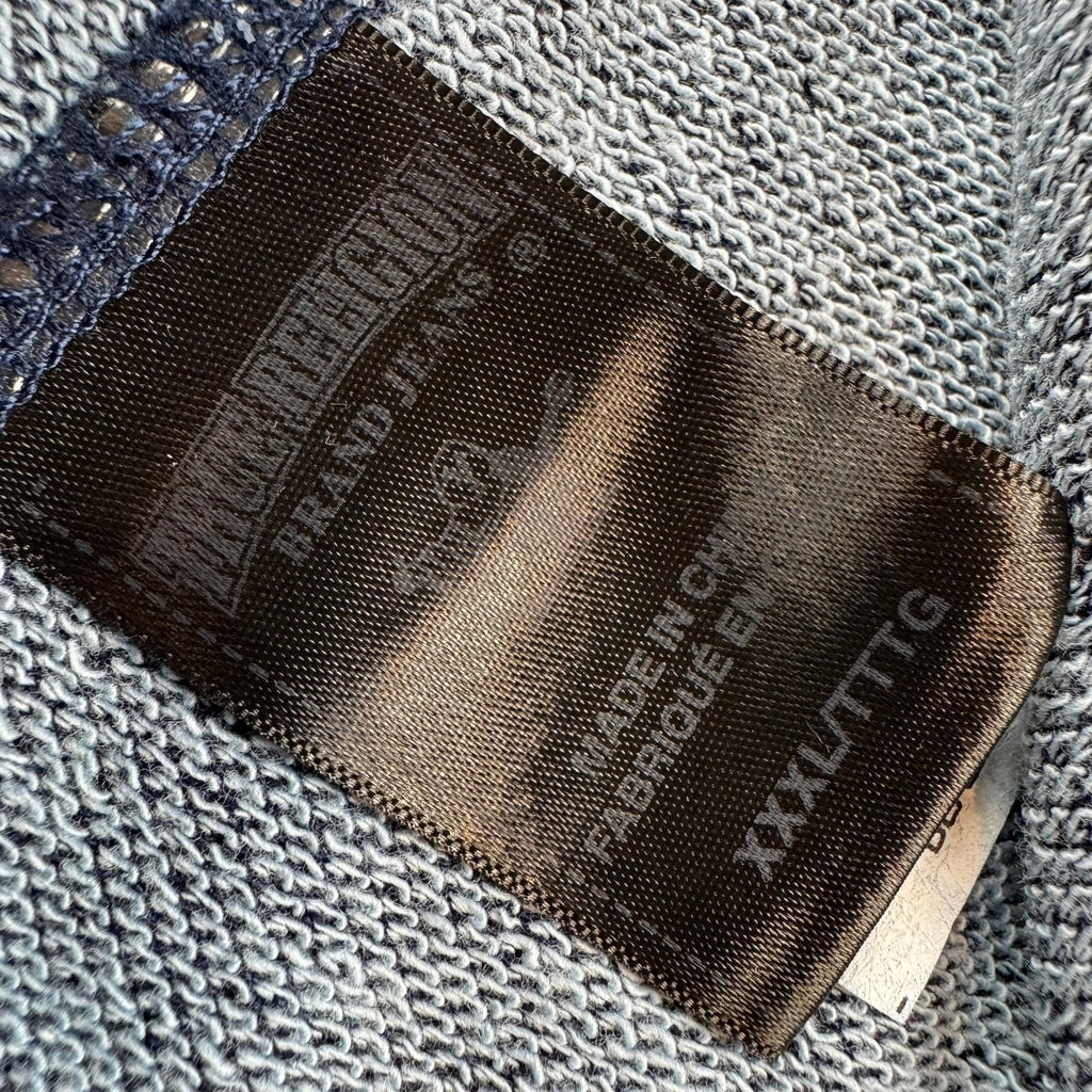 True Religion Men's Indigo Fleece Blazer - Size 3XL