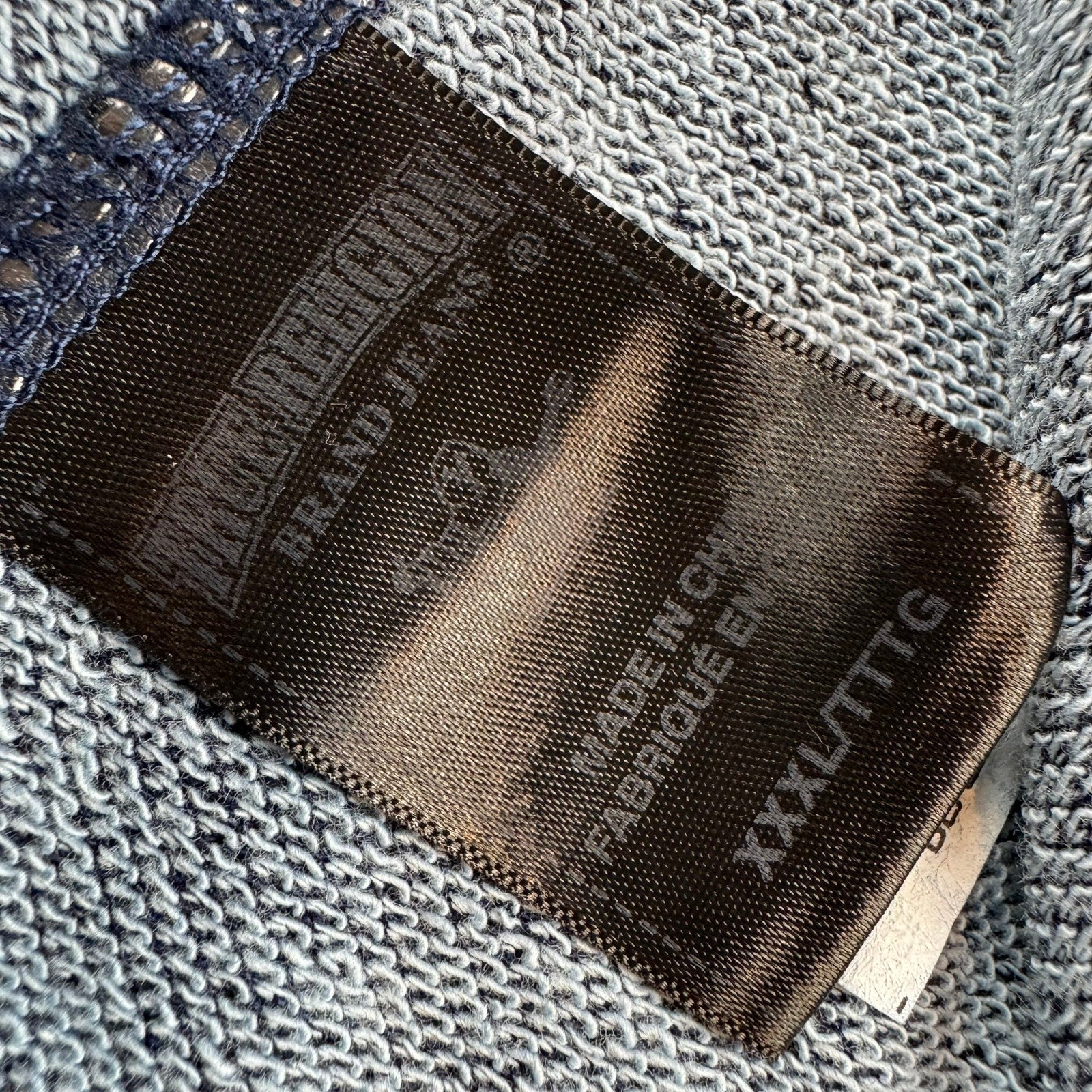 True Religion Men's Indigo Fleece Blazer - Size 3XL