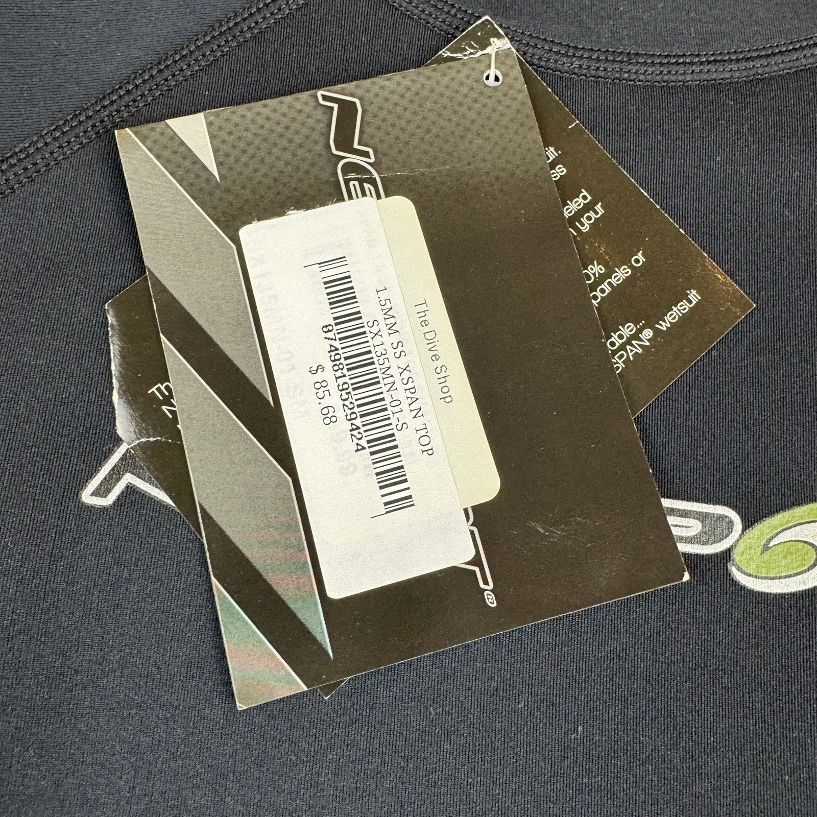 Neosport Xspan 1.5mm Wetsuit Top - Women's Size Small - NWT