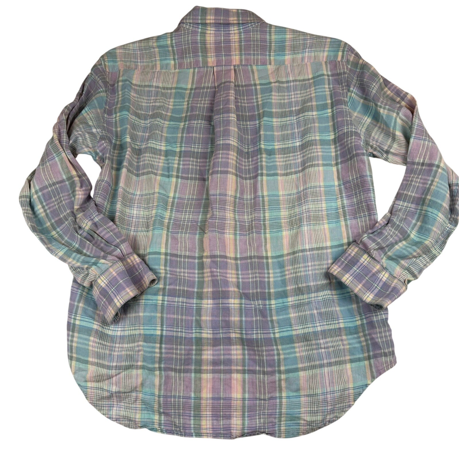 Lauren Ralph Lauren Linen Button Down Shirt - Size 10