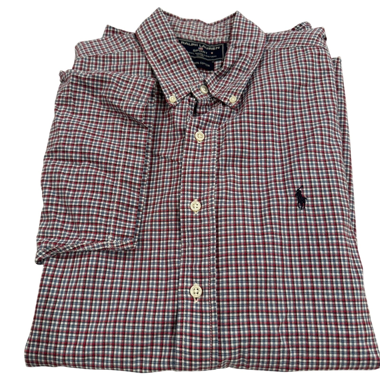 Ralph Lauren Sport Vintage Button Down Shirt - Large