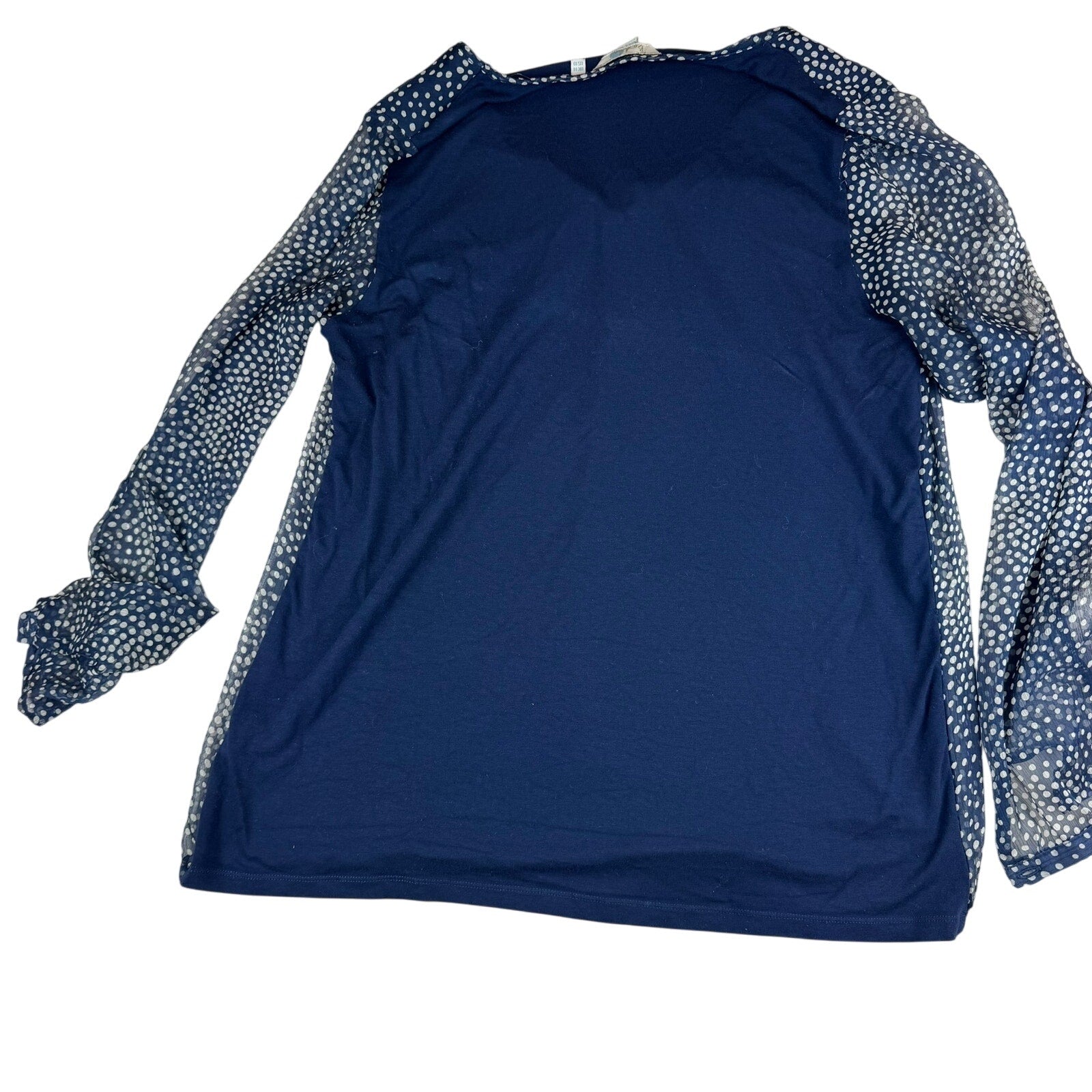 Boden Aubrey Jersey Chiffon Blouse Top - Size 10 - Excellent