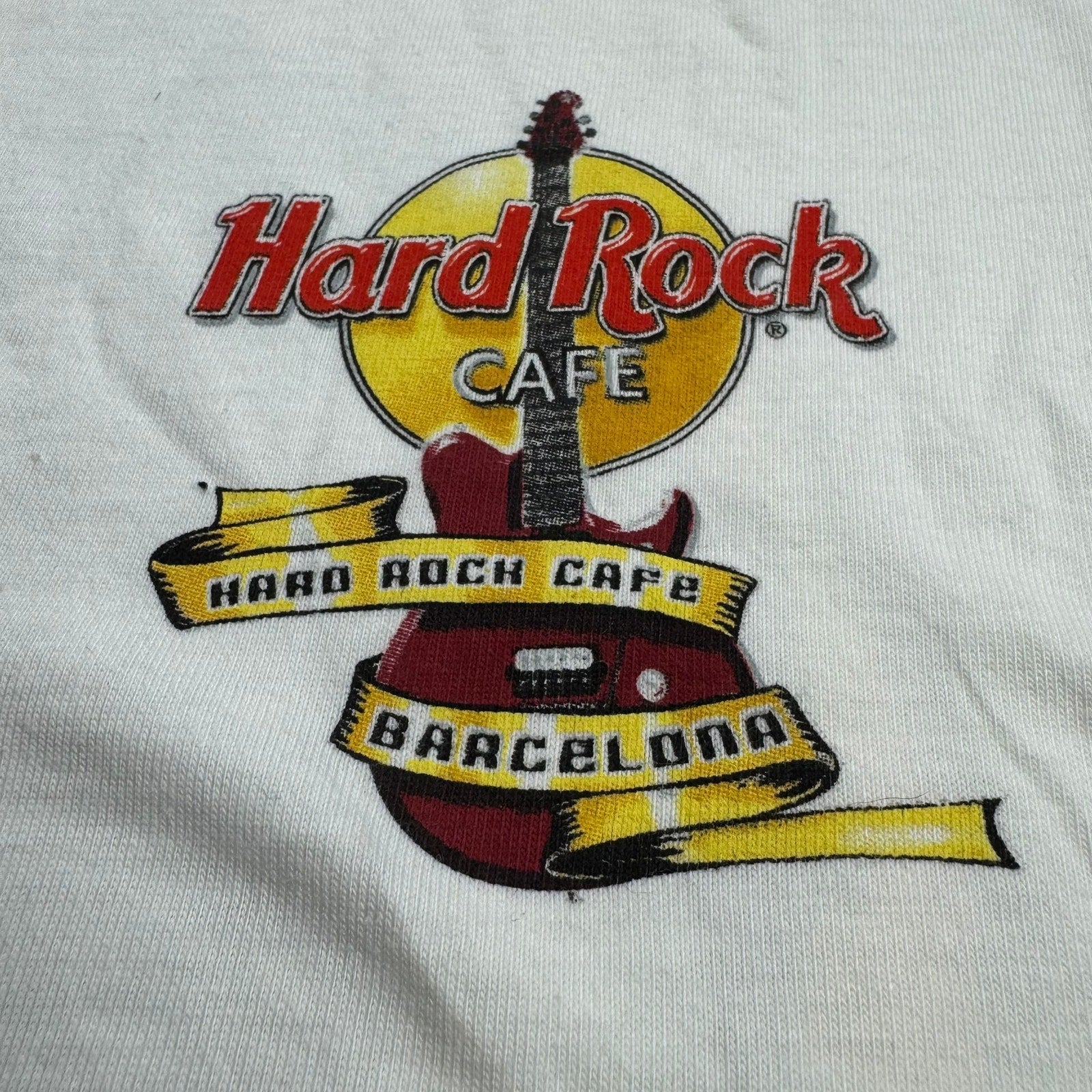 Hard Rock Cafe Barcelona T Shirt - Size Medium