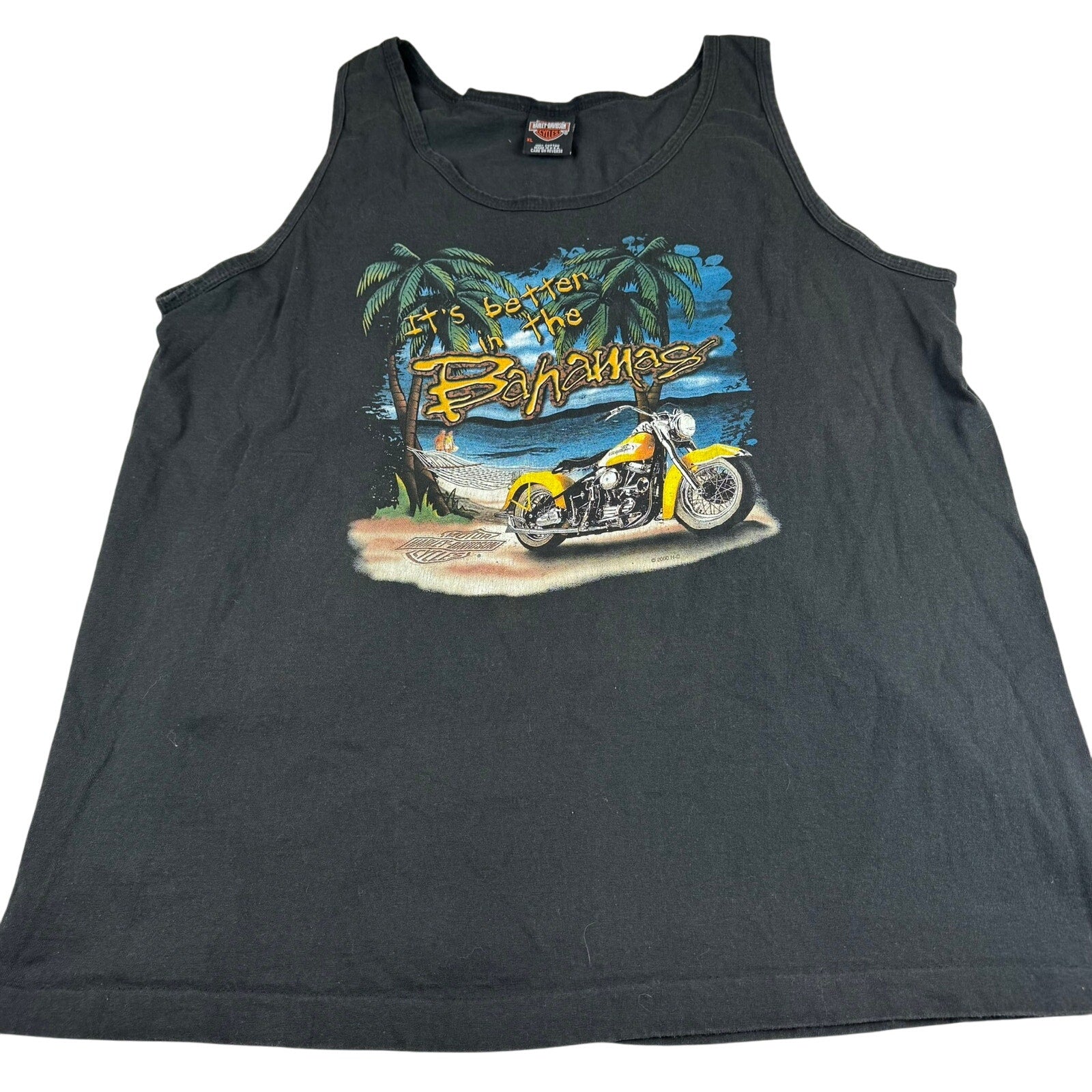 Vintage Harley Davidson Bahamas Tank Top - Size XL