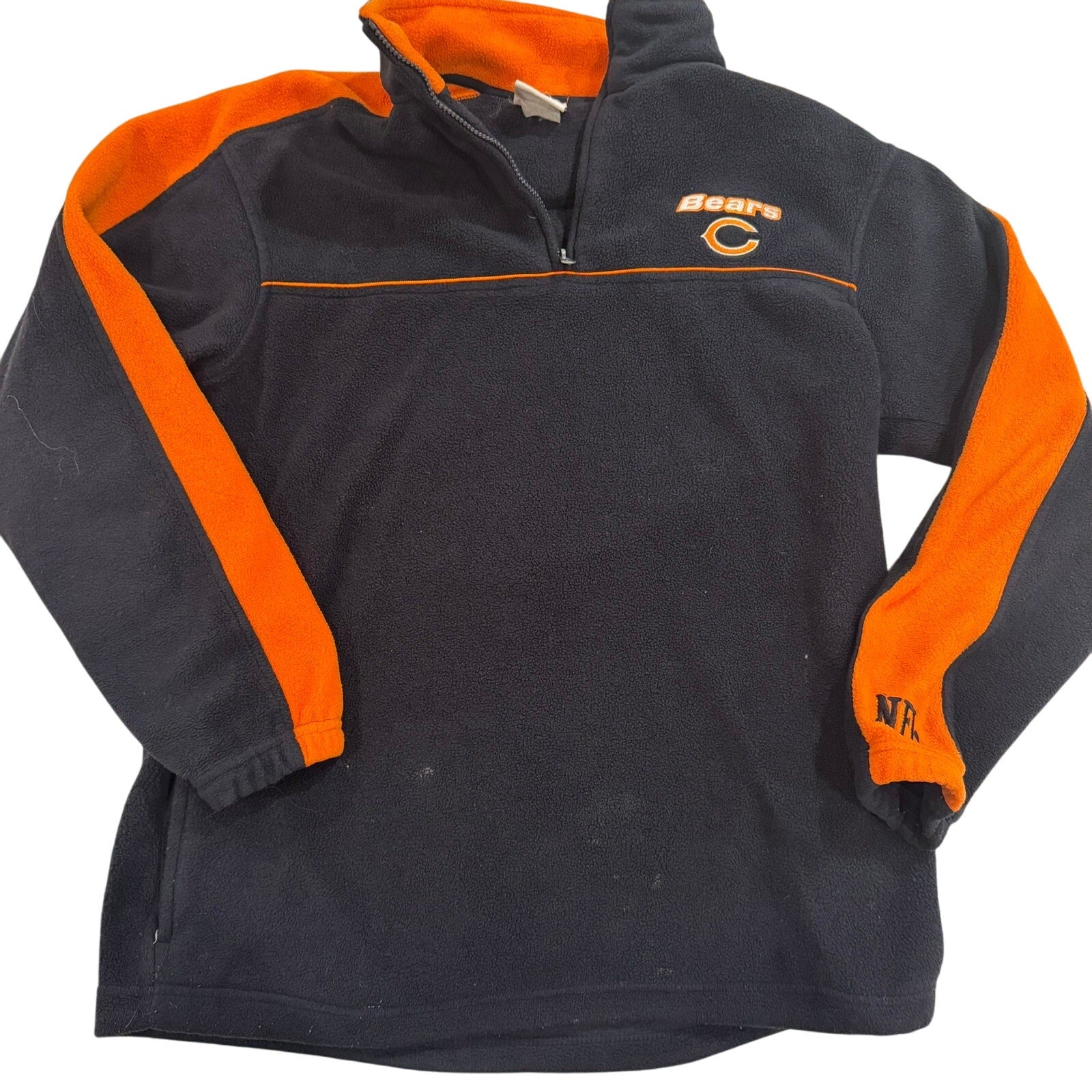 Vintage Chicago Bears 1/4 Zip Pullover (Size Unknown)
