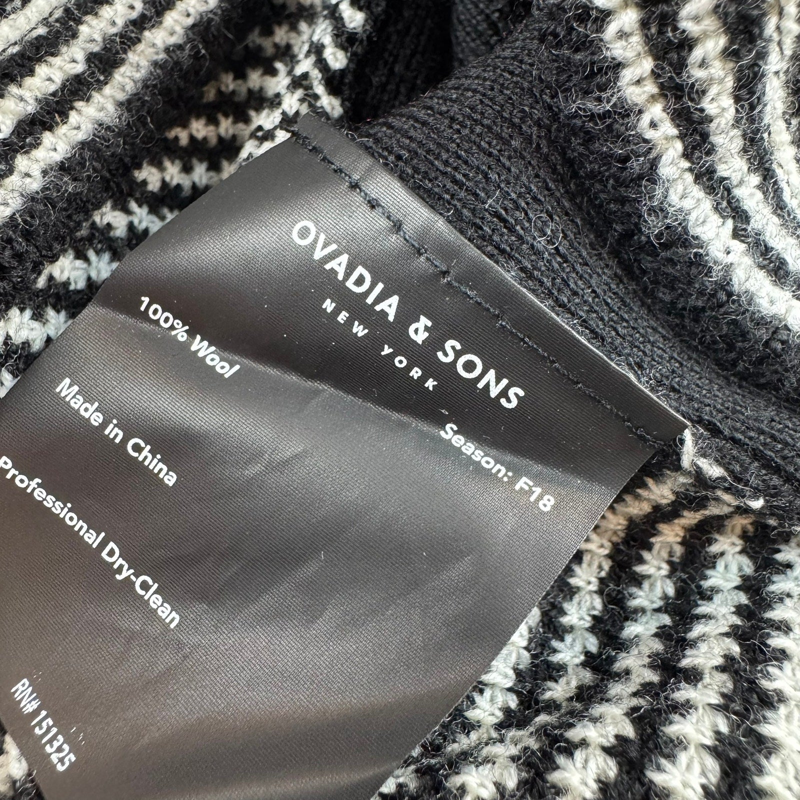 Ovadia and Sons Striped Crewneck Sweater - Size Large