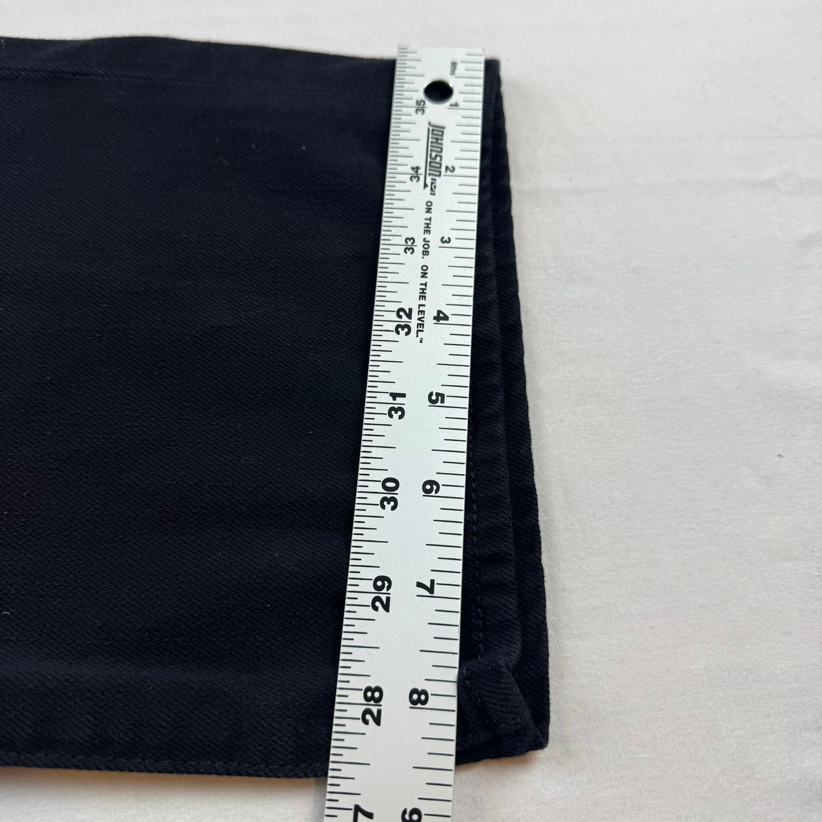 John Varvatos Authentic Black Straight Leg Jeans 36x32