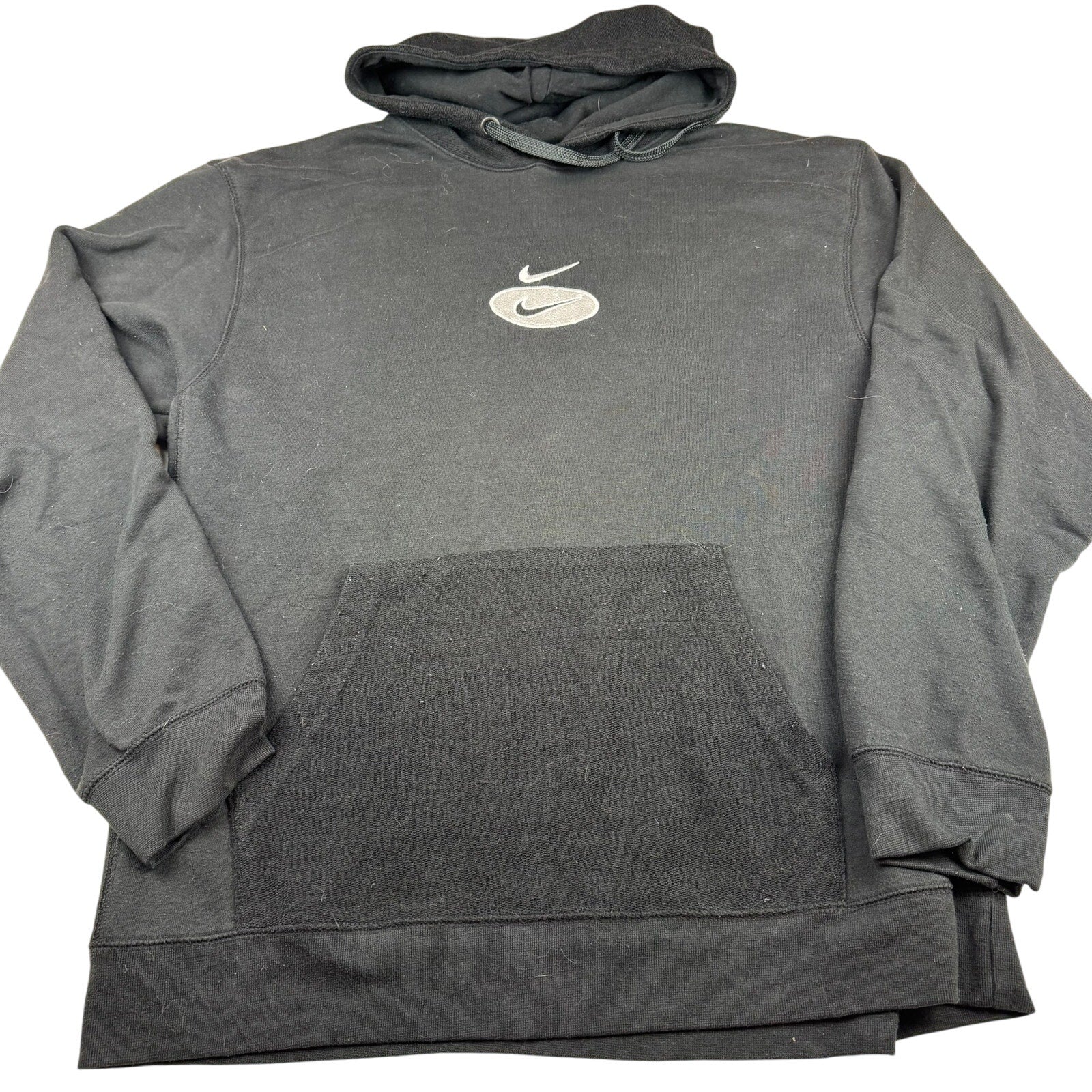 Nike French Terry Double Swoosh Hoodie - Size XL