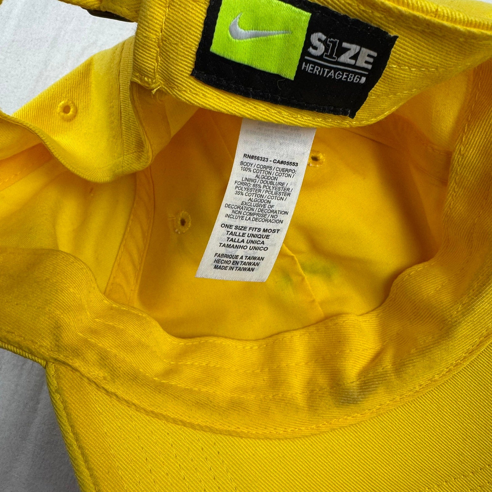 Vintage Nike Brazil Soccer Strapback Hat - Great Condition!