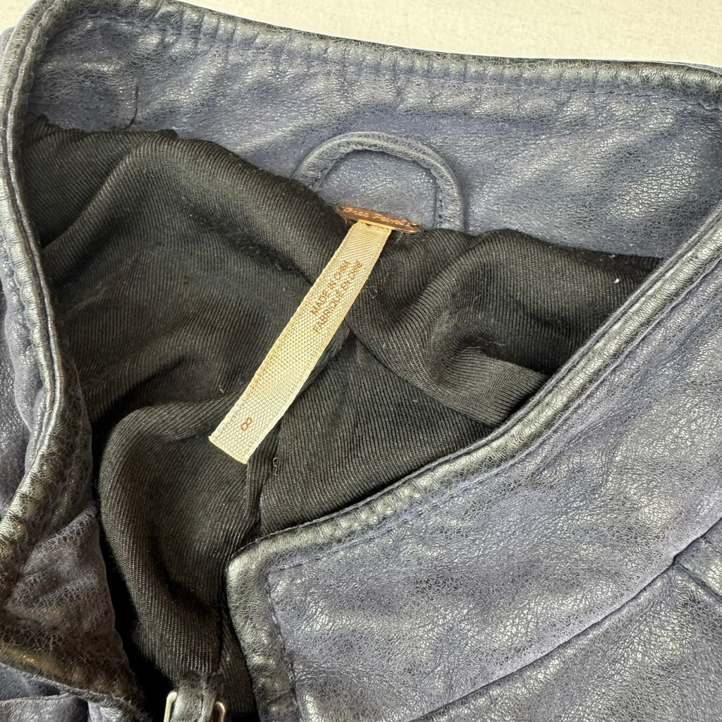 Free People Moto Bomber Jacket - Size 8