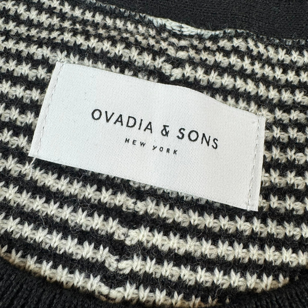 Ovadia and Sons Striped Crewneck Sweater - Size Large