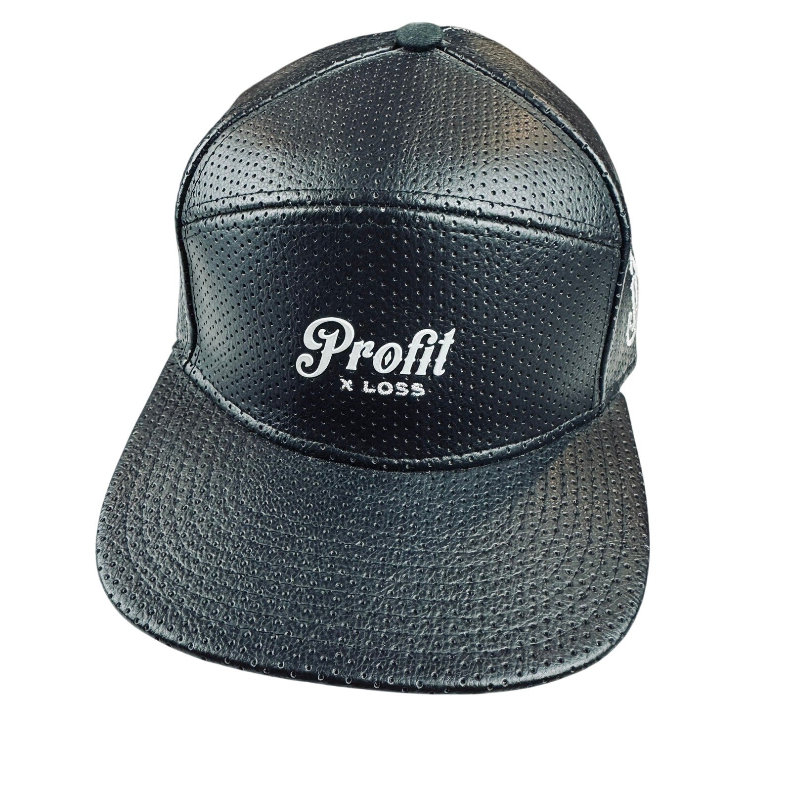 Profit x Loss Leather Strapback Hat