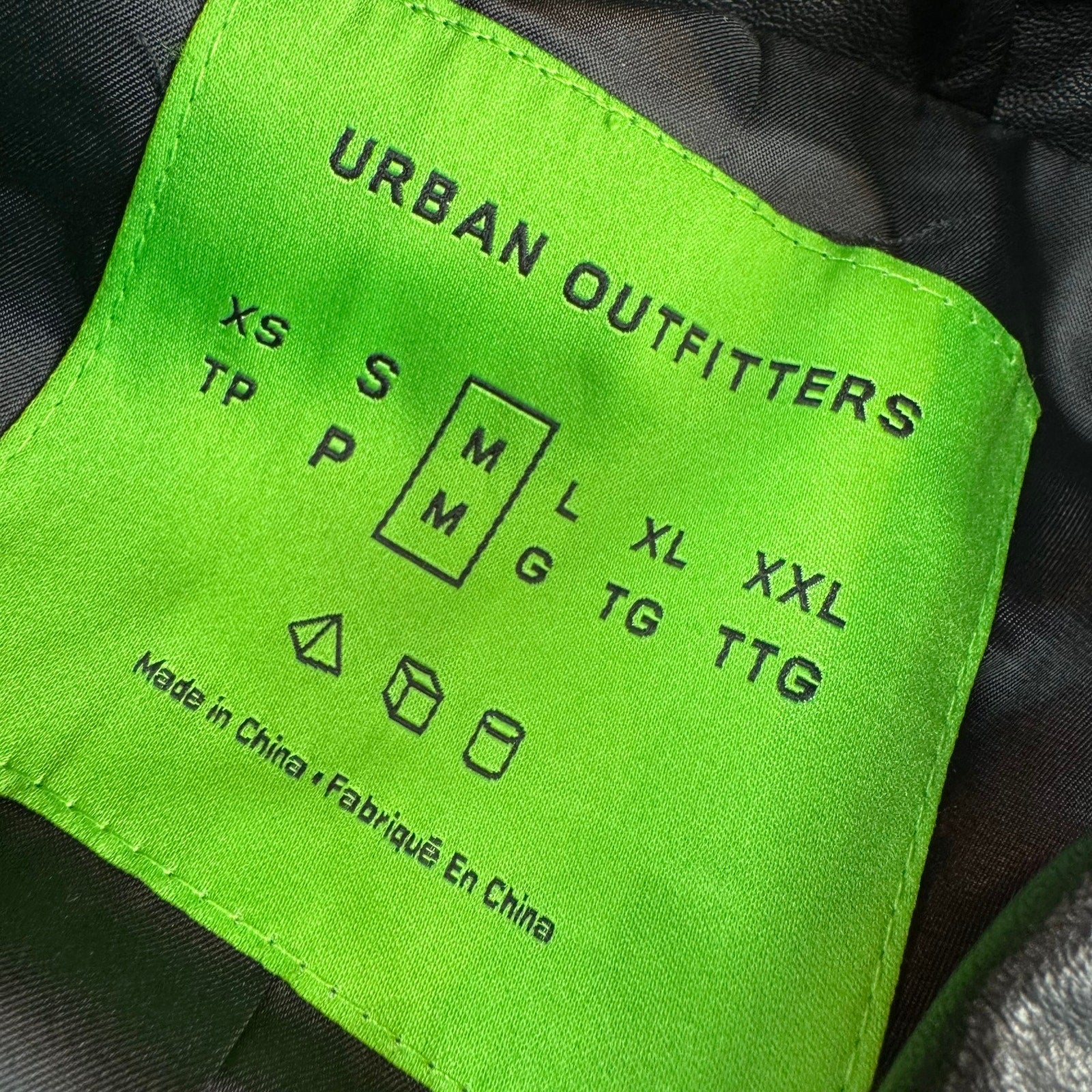 Urban Outfitters Faux Leather Jacket - Size Medium