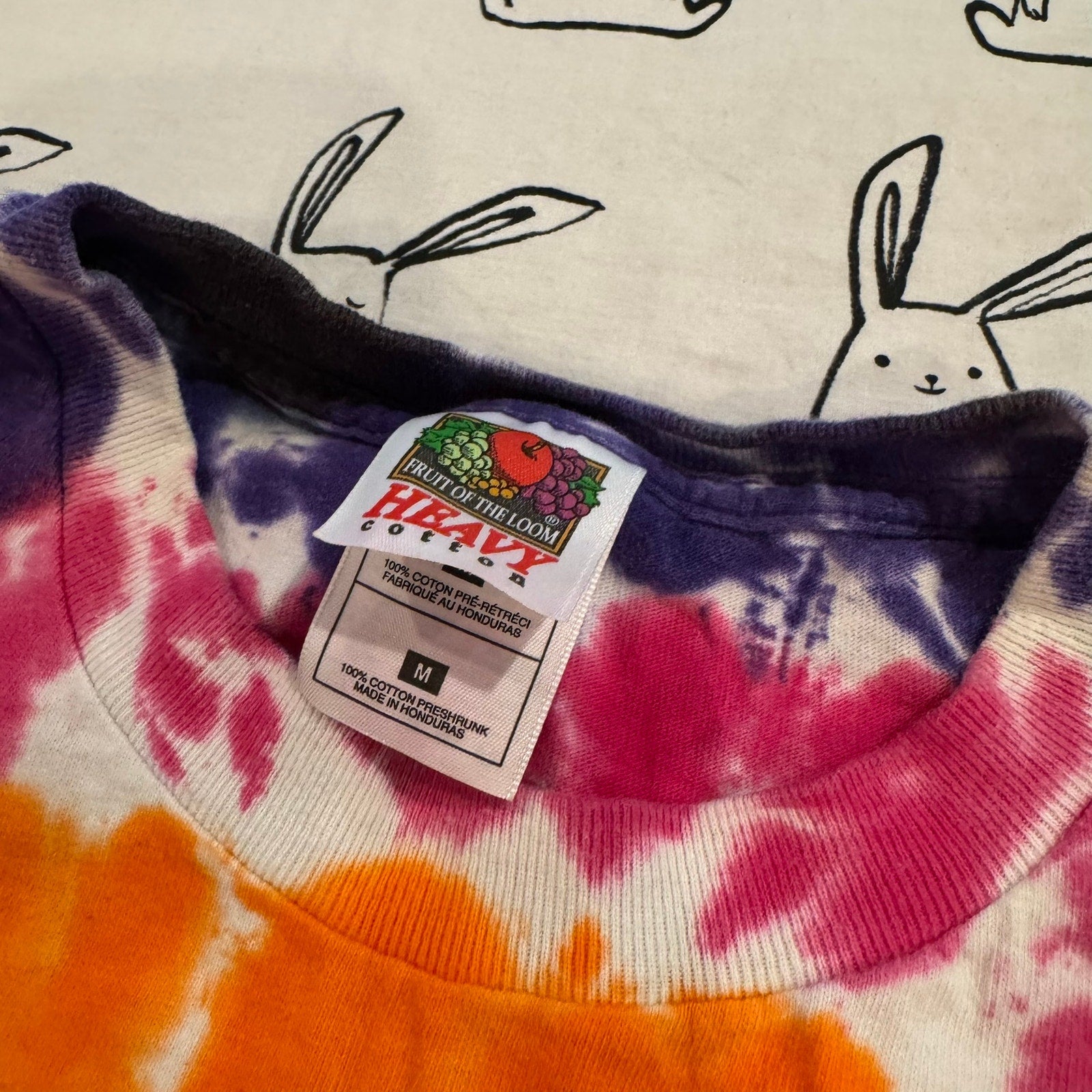 Vintage Tie Dye Gymnastics T Shirt - Size Medium