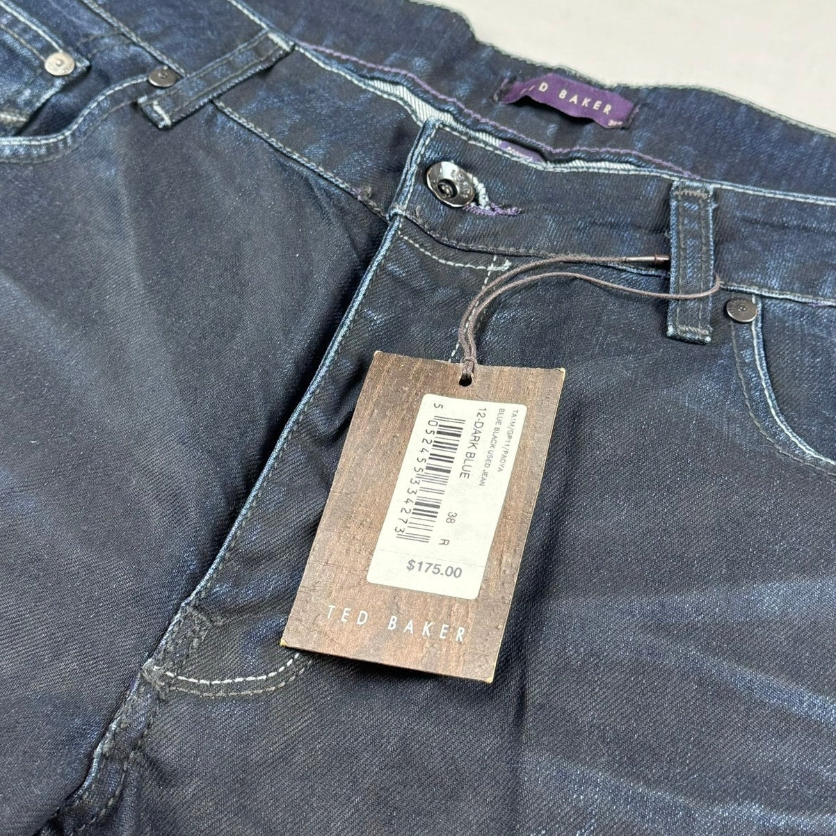 Ted Baker London Dixie Jeans - 38x32 - New with Tags!