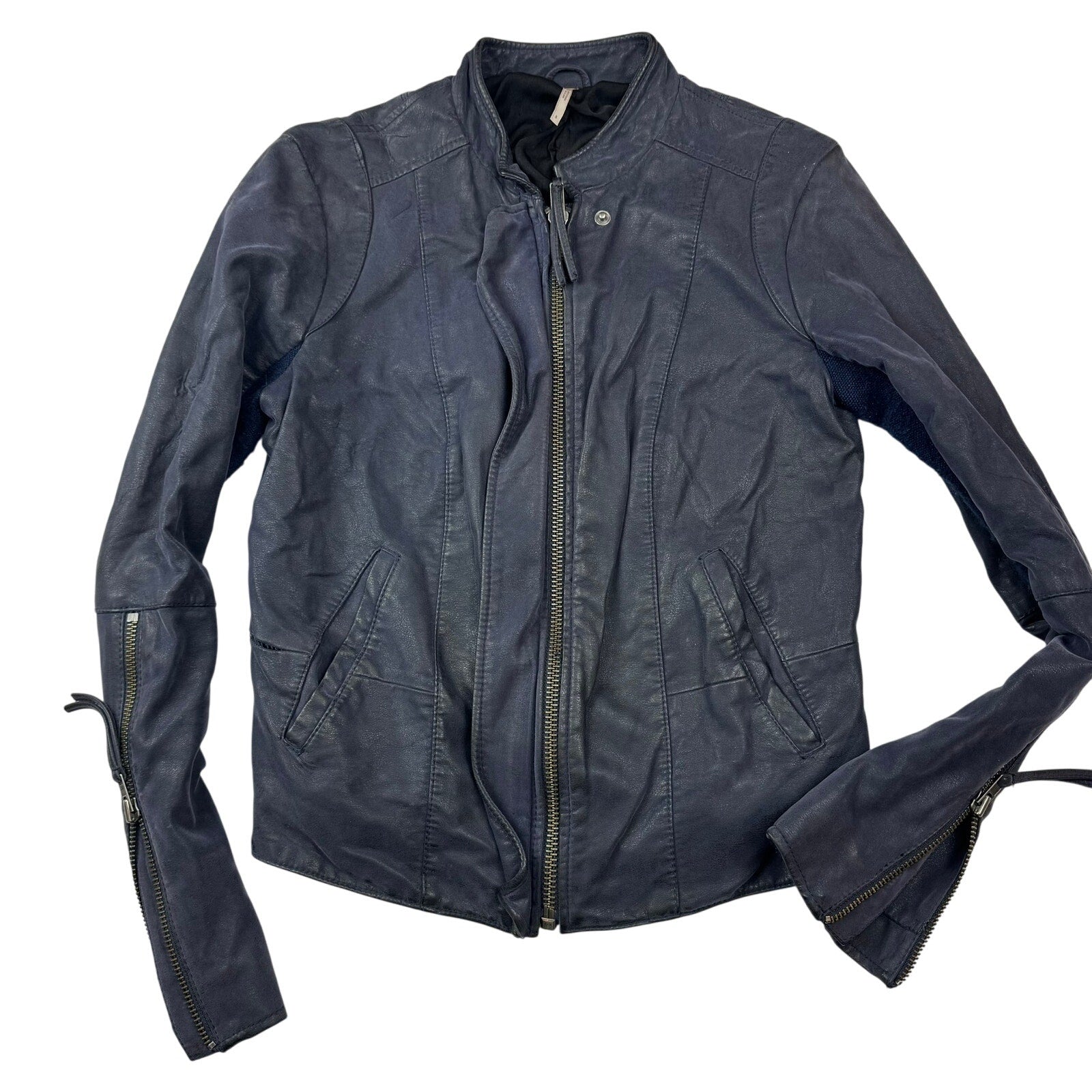 Free People Moto Bomber Jacket - Size 8