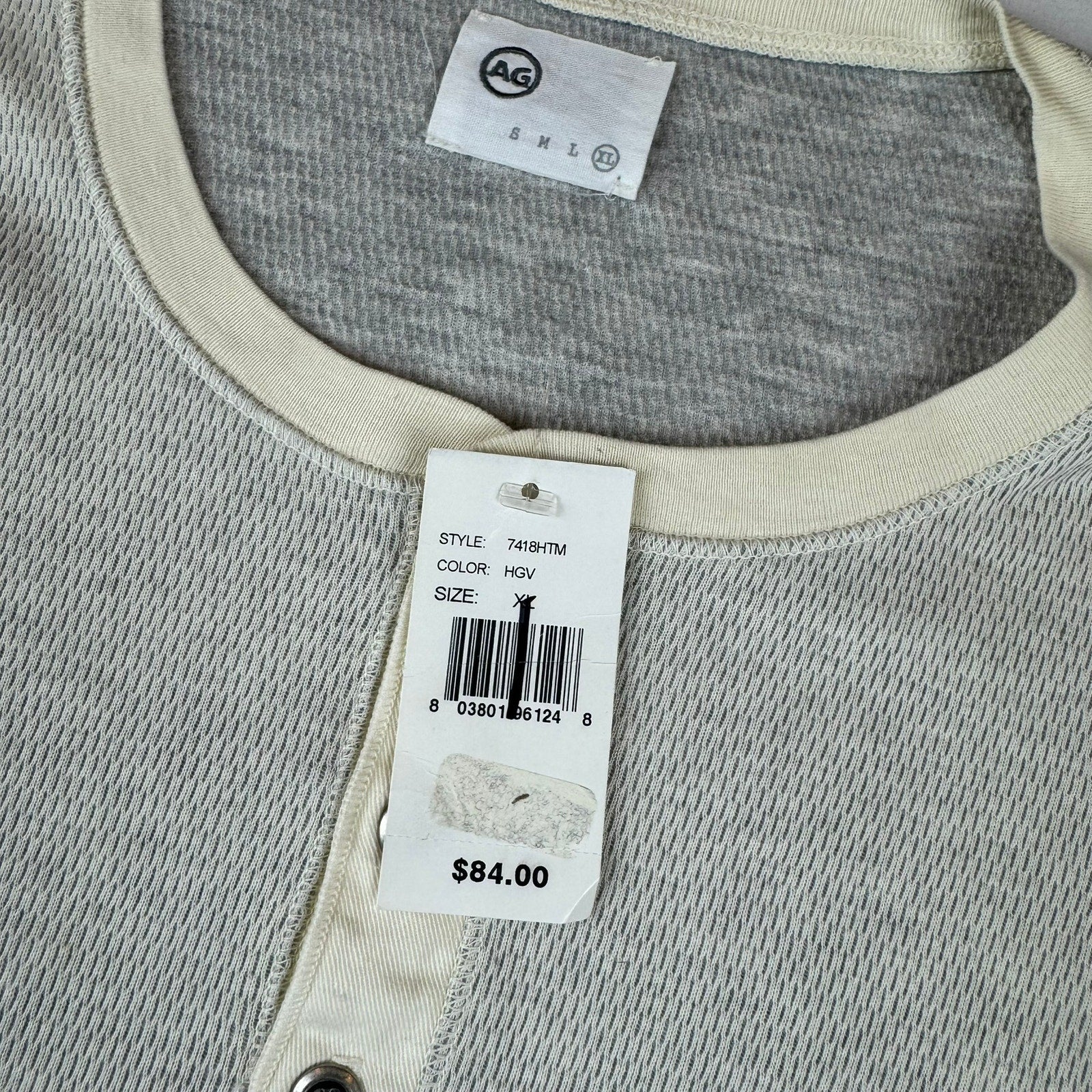 AG Lightweight Thermal Shirt - Men's XL - New with Tags