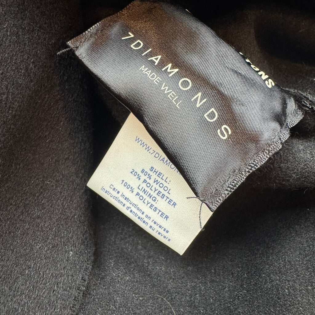 7 Diamonds Wool Blend Pea Coat - XXL