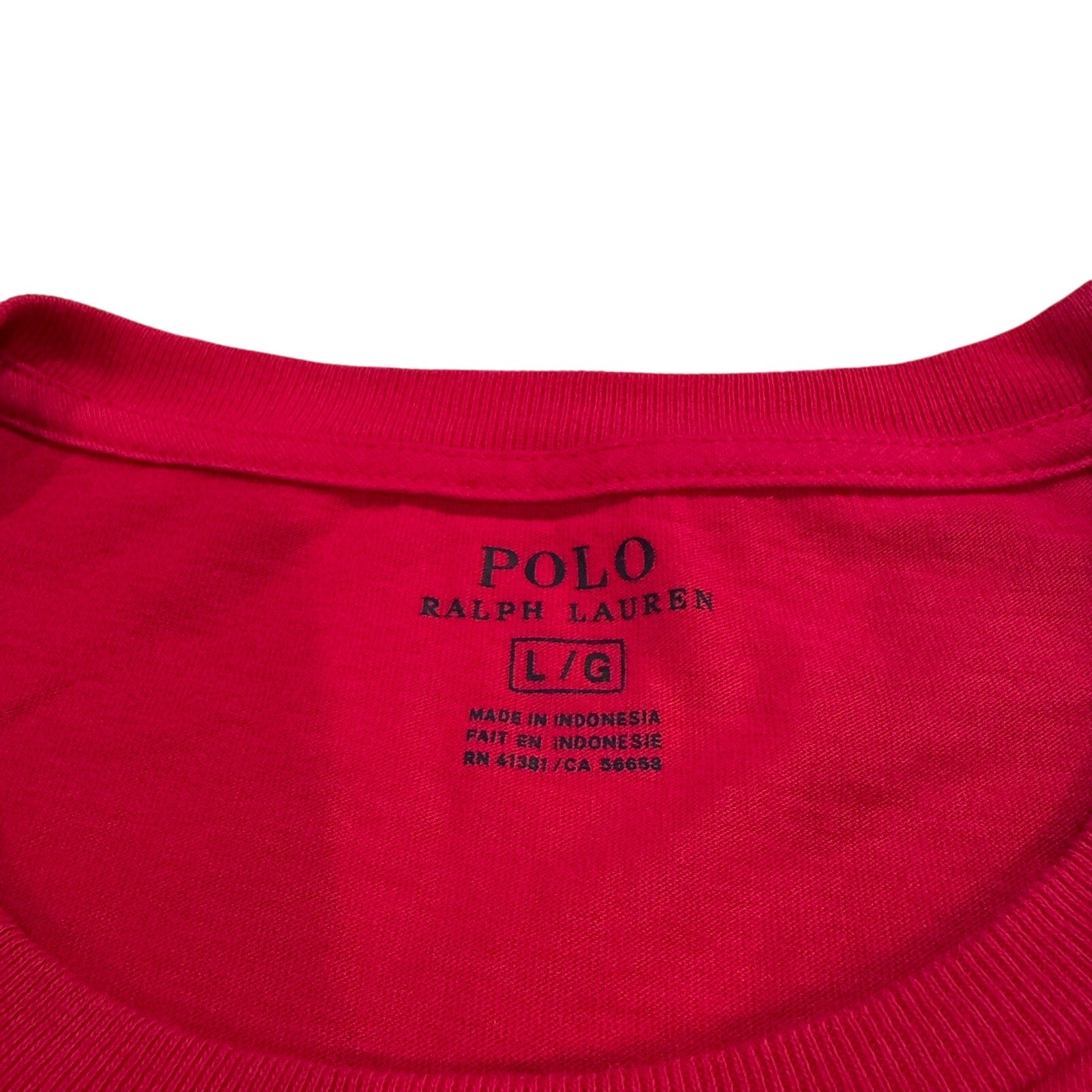 Polo Ralph Lauren T-Shirt - Size Large - Good Condition