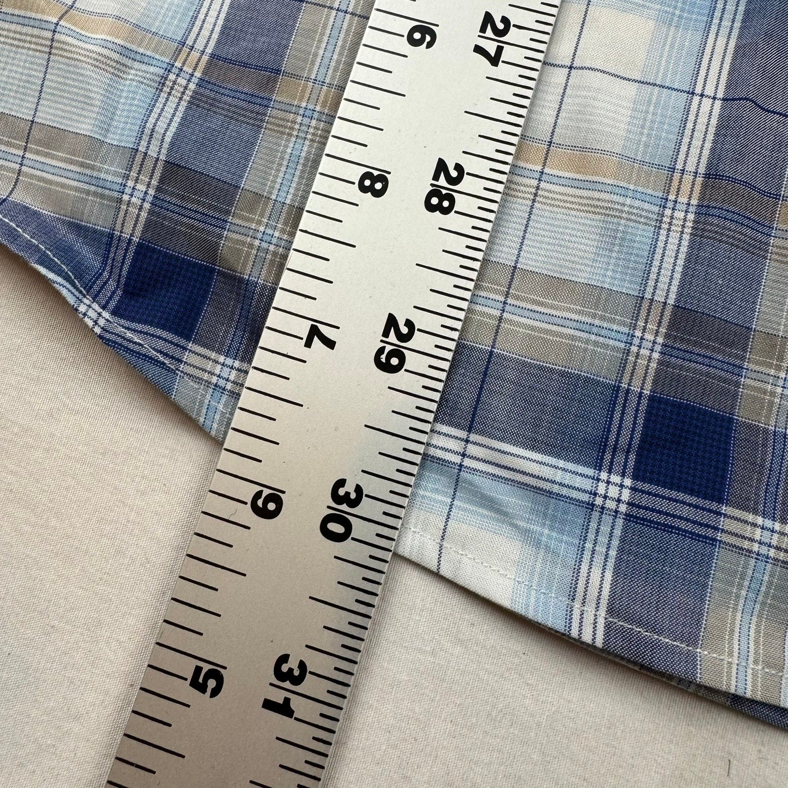 Maker and Company Plaid Button-Down Shirt - Size Large