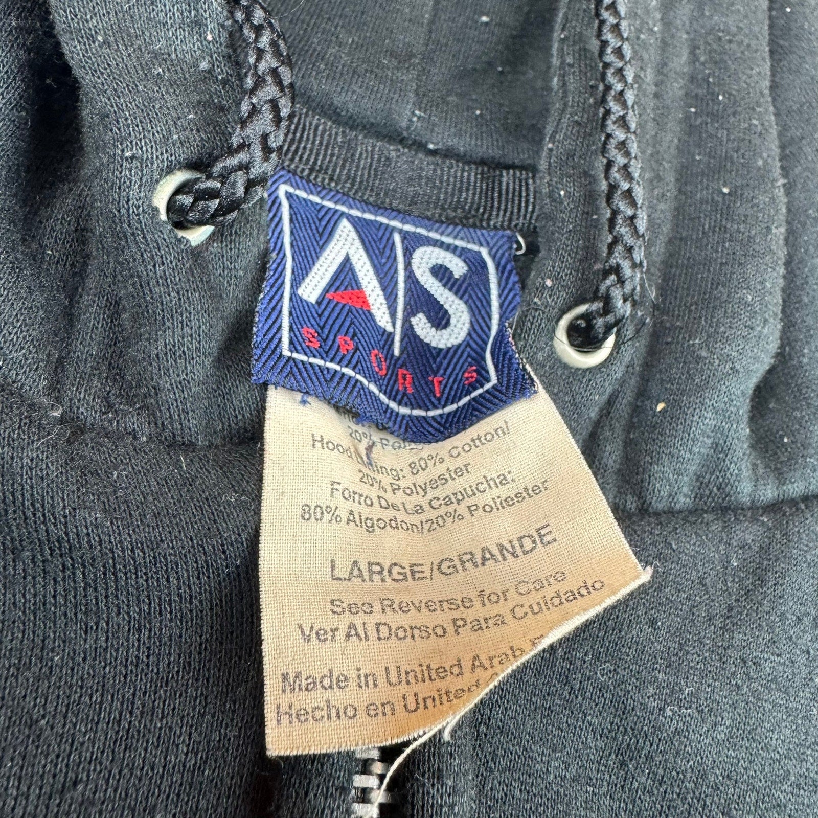 Vintage Iowa Hawkeyes Full Zip Hoodie - Size Large