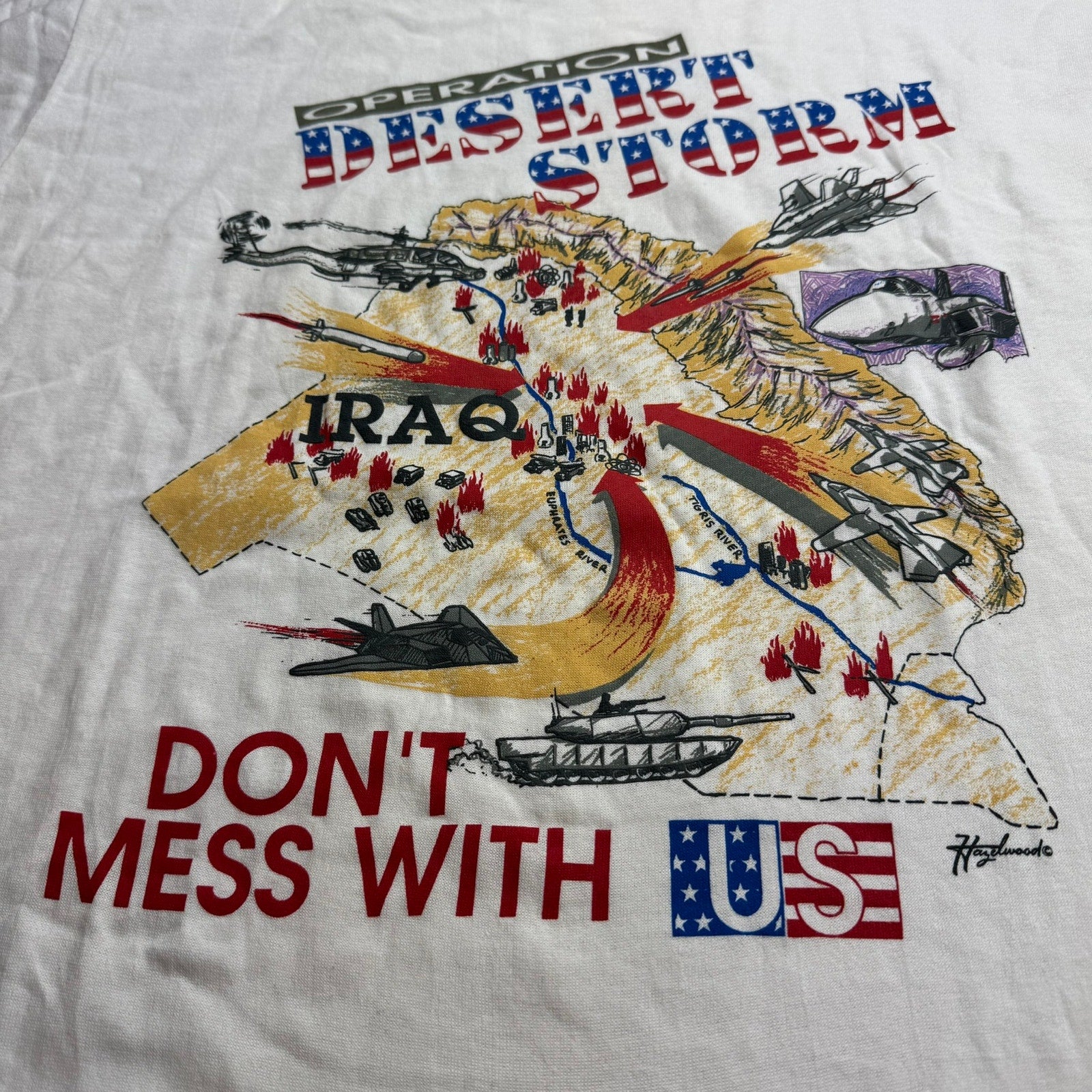 Vintage Desert Storm T-Shirt Size Medium