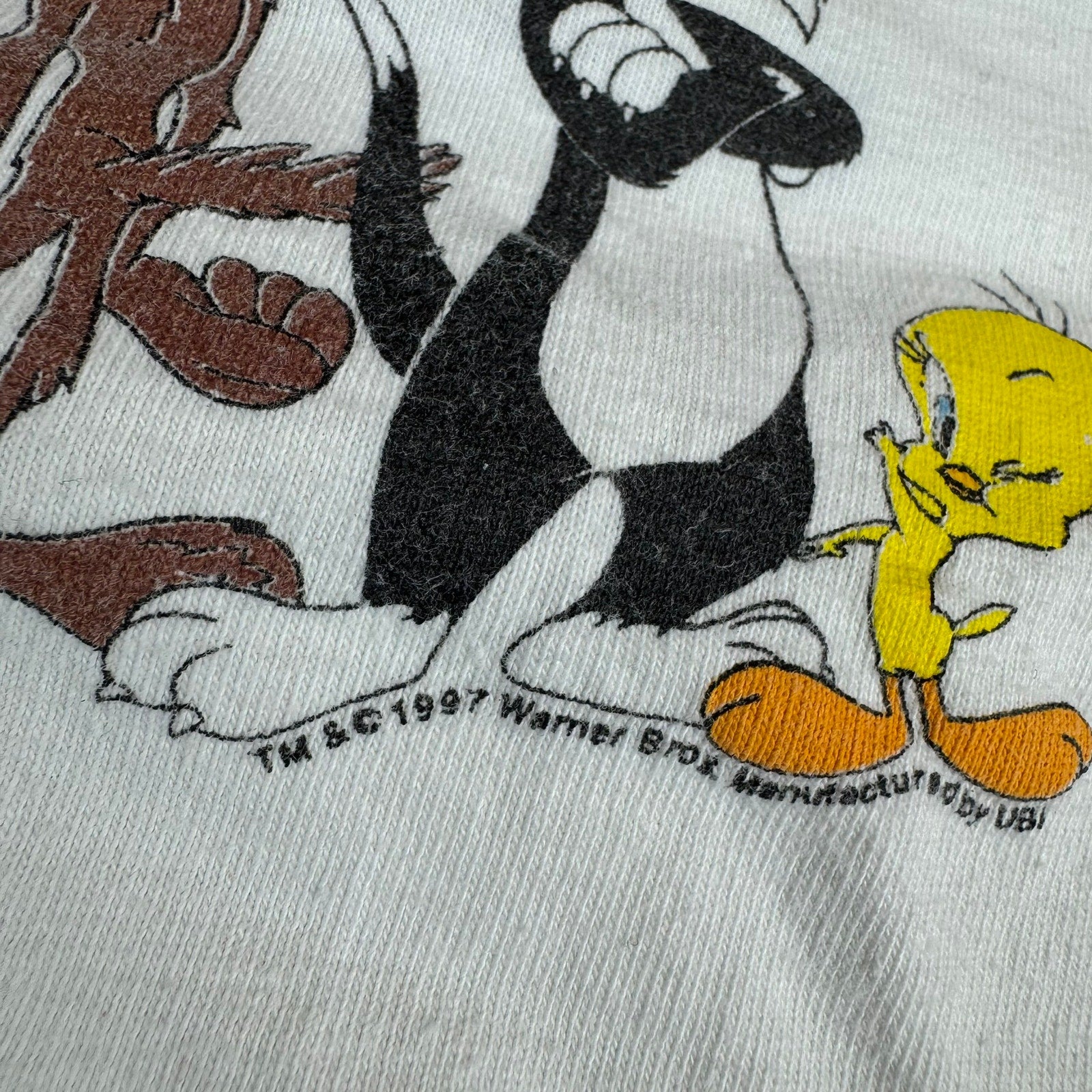 Vintage 90s Looney Tunes Distressed T-Shirt