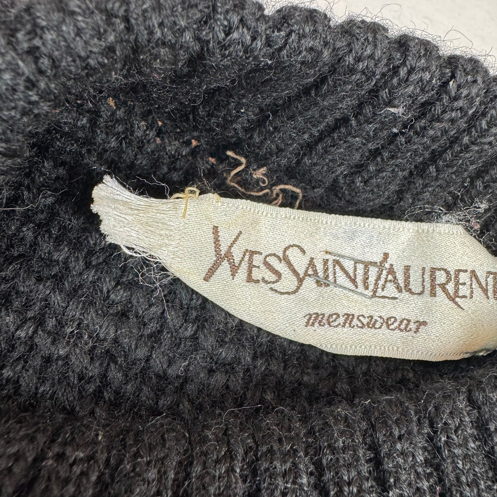 Vintage YSL Wool Crewneck Sweater - Size Medium
