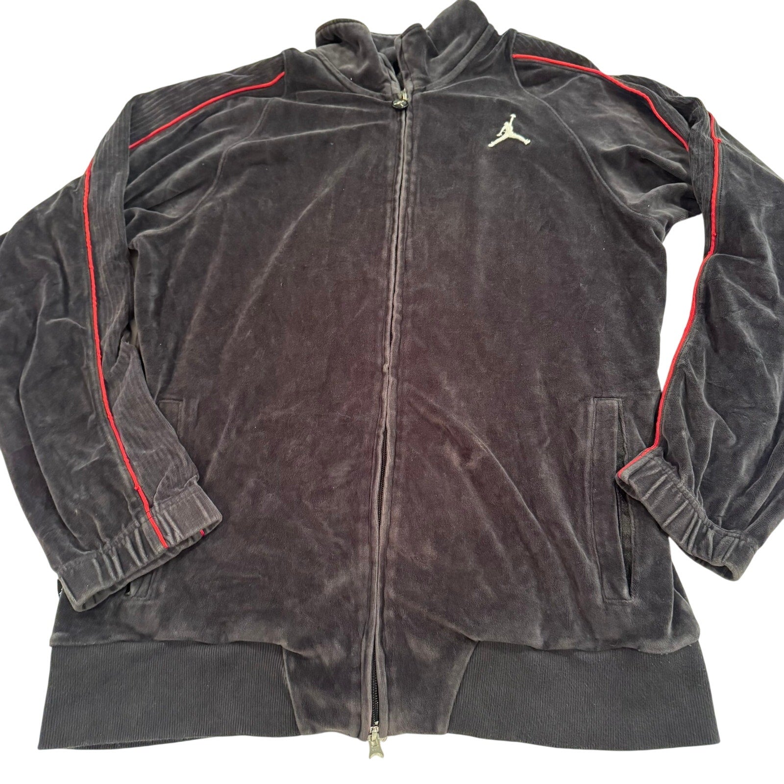 Vintage Y2K Nike Jordan Full Zip Track Jacket - Large