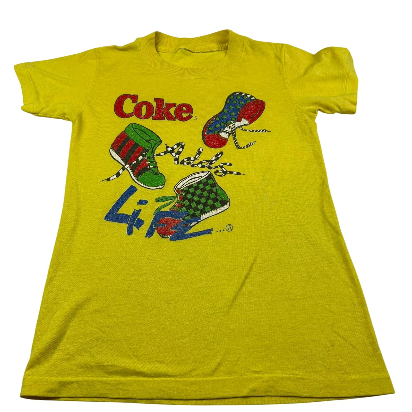Vintage Coca-Cola Youth T-Shirt, Size Medium/Large