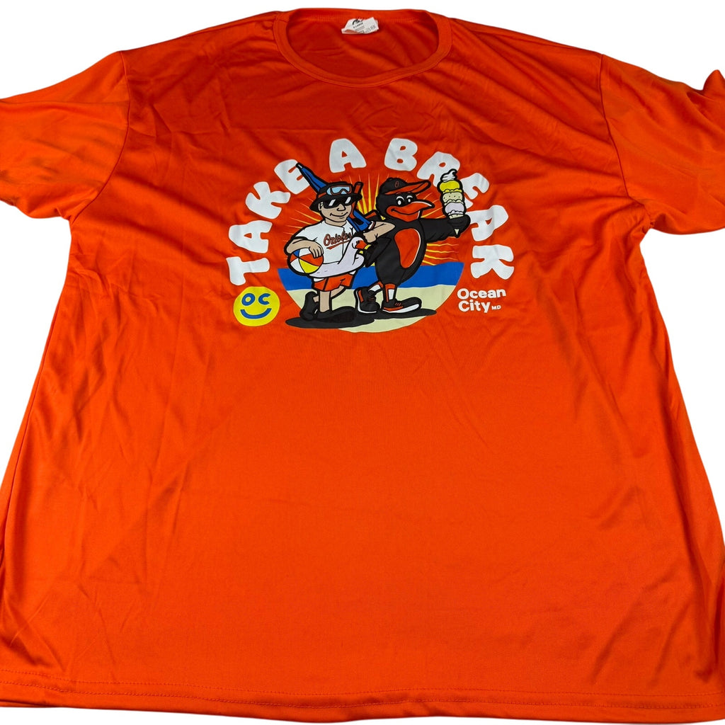 Baltimore Orioles Ocean City Mr. Splash T-Shirt XL